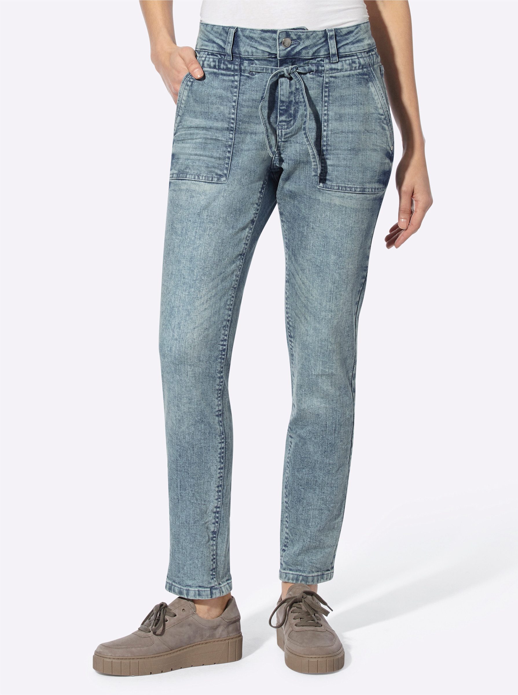heine Jerseyhose Hose Innenbeinlänge ca. 74 günstig online kaufen