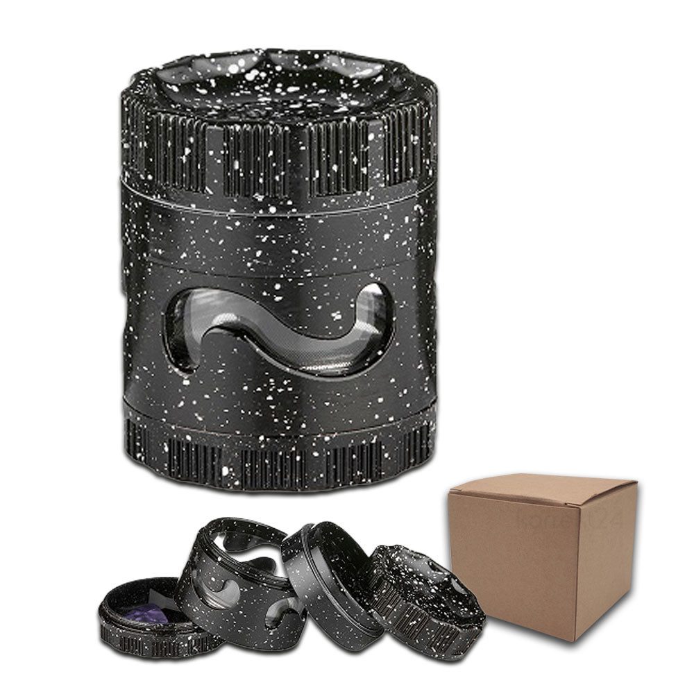 Coumo Grinder Grinder XL, Galaxy Splash, Ø 6 cm, Metall Kräutermühle