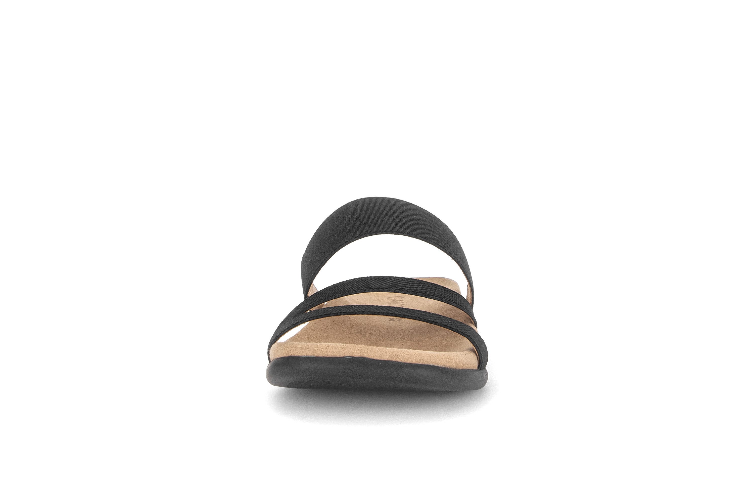 Gabor Pantolette Keilabsatz, Schupfschuh, Sommerschuh mit feinen Riemen