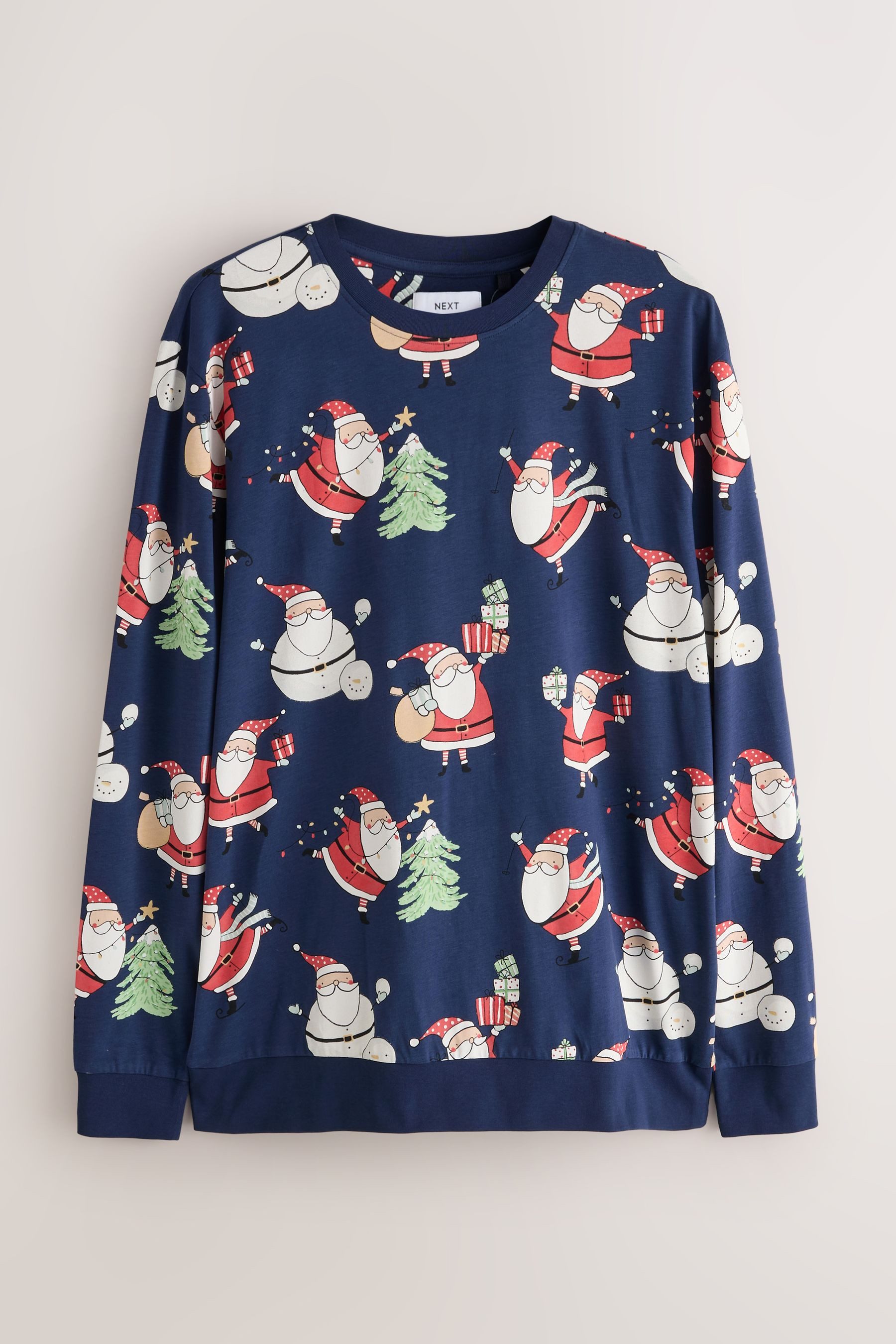 Next Pyjama Schlafanzug mit Santa-Print (Familienkollektion) (2 tlg) – Bild 2 von 5