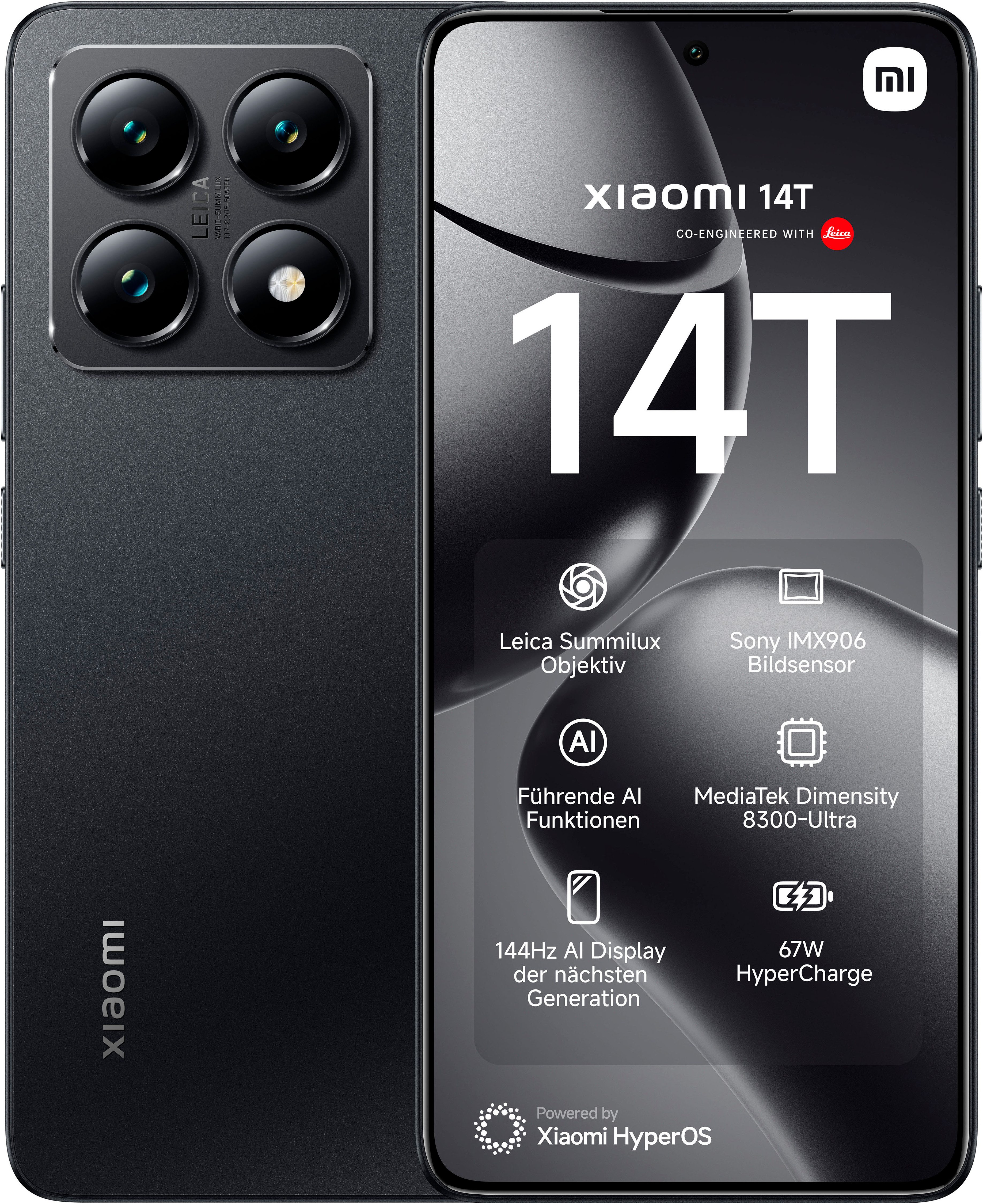 Xiaomi Xiaomi 14T 256GB Smartphone (16,94 cm/6,67 Zoll, 256 GB Speicherplatz, 50 MP Kamera)