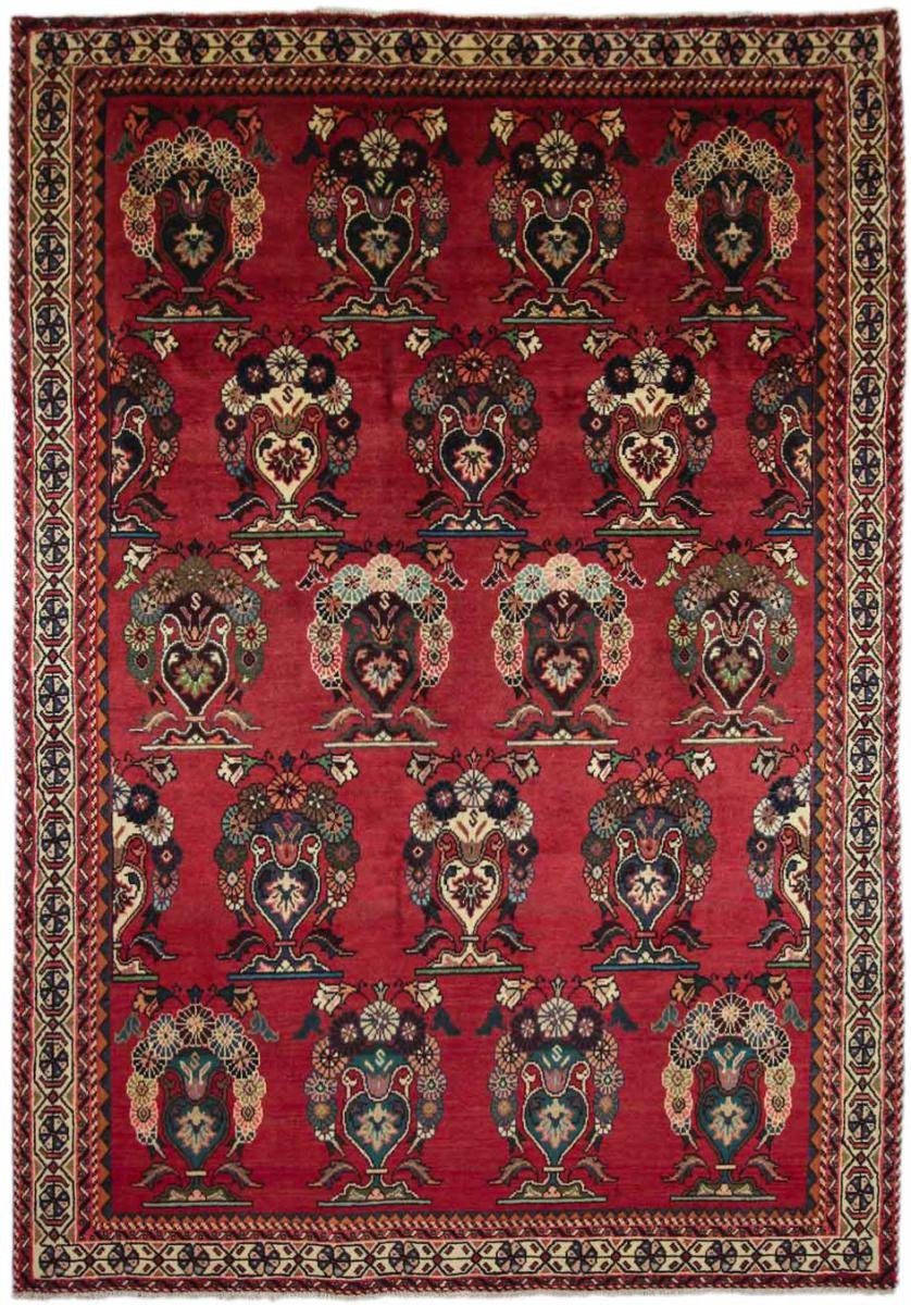 Orientteppich Shiraz 189x281 Handgeknüpfter Orientteppich / Perserteppich, Nain Trading, rechteckig, Höhe: 10 mm