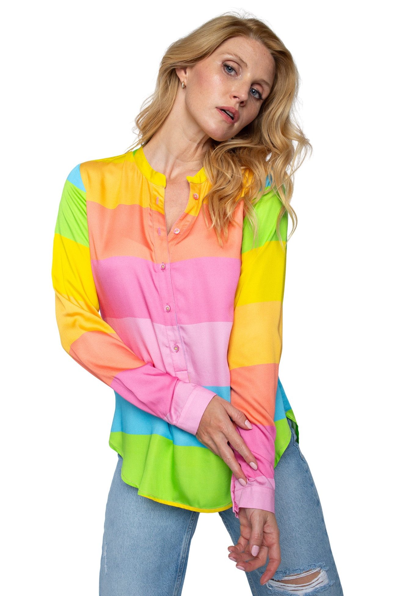 Schlupfbluse Damenbluse 8494
