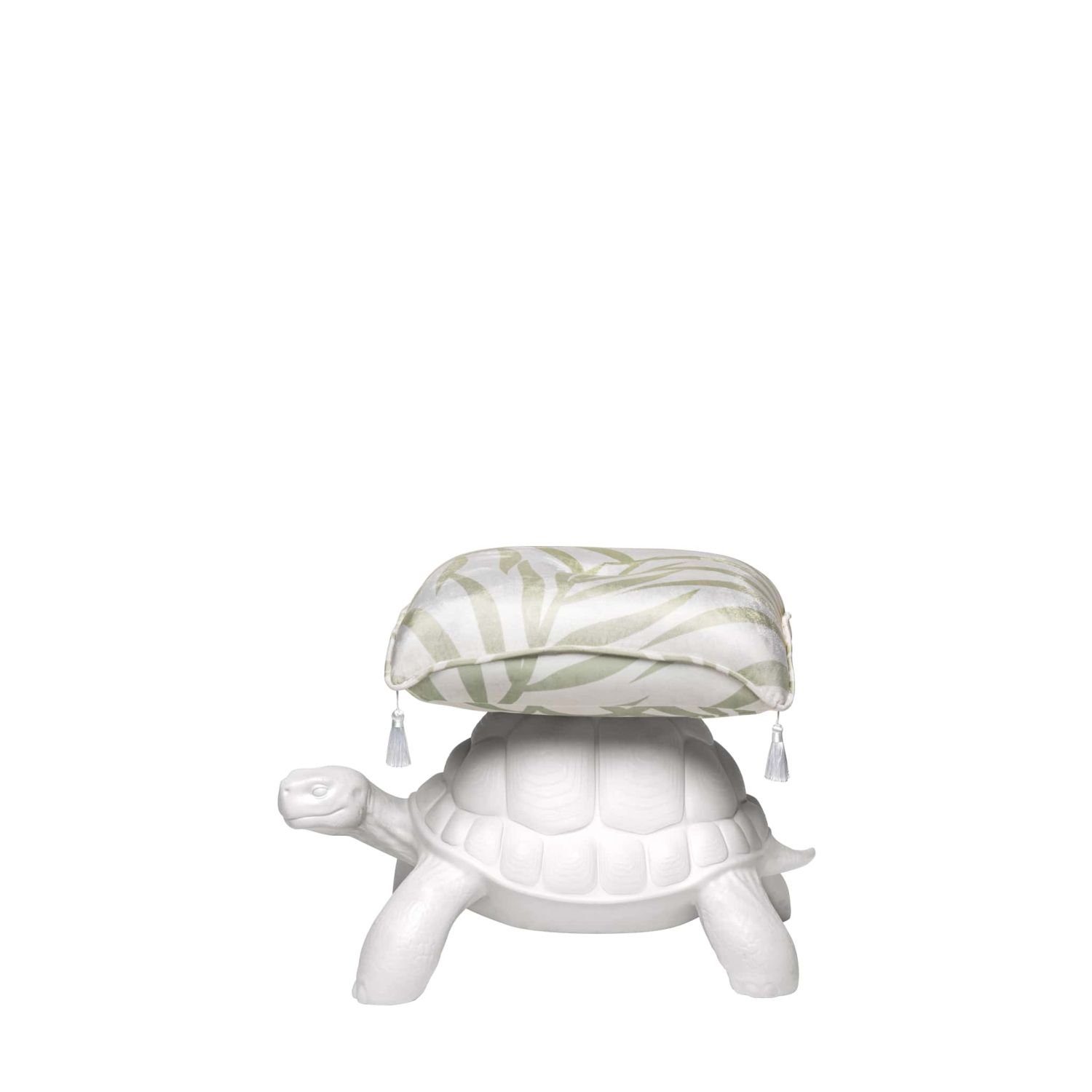 qeeboo Stuhl Weiß Turtle Pouf Carry