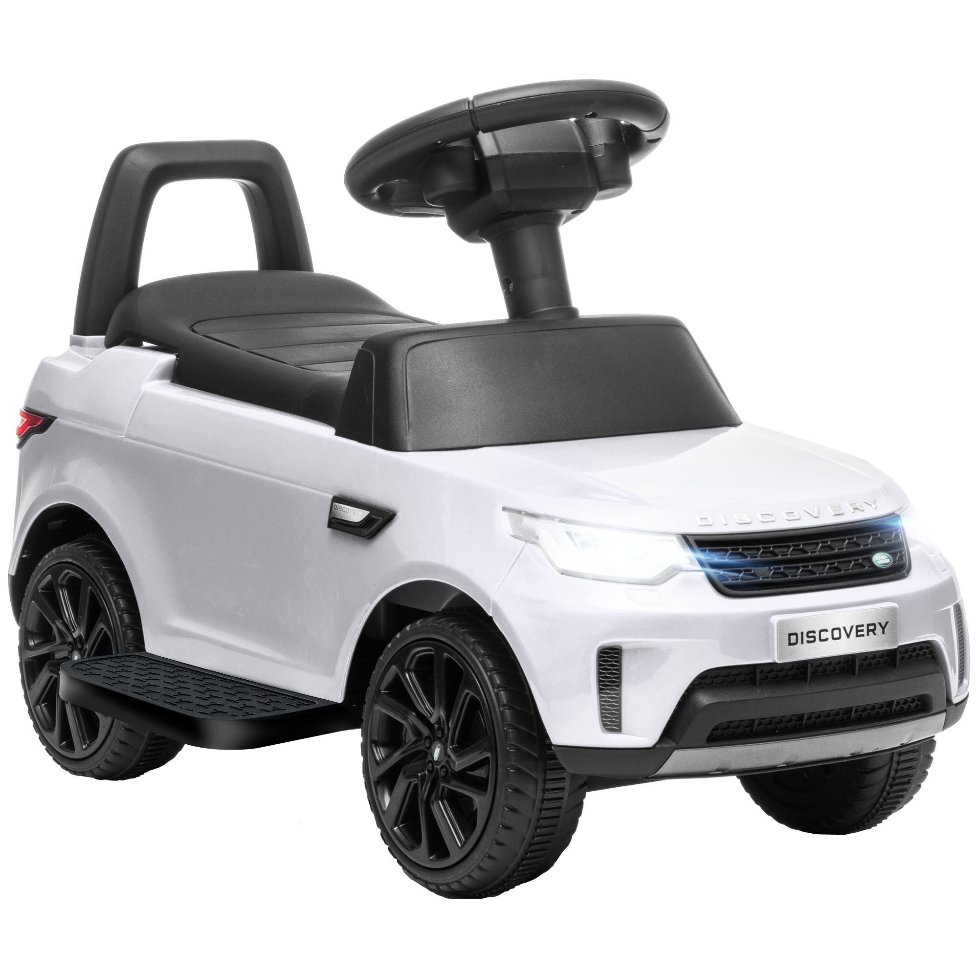 Elektro-Kinderauto Land Rover 2 in 1 6V mit Rutschmodus, Musik, Hupe, Scheinwerfer