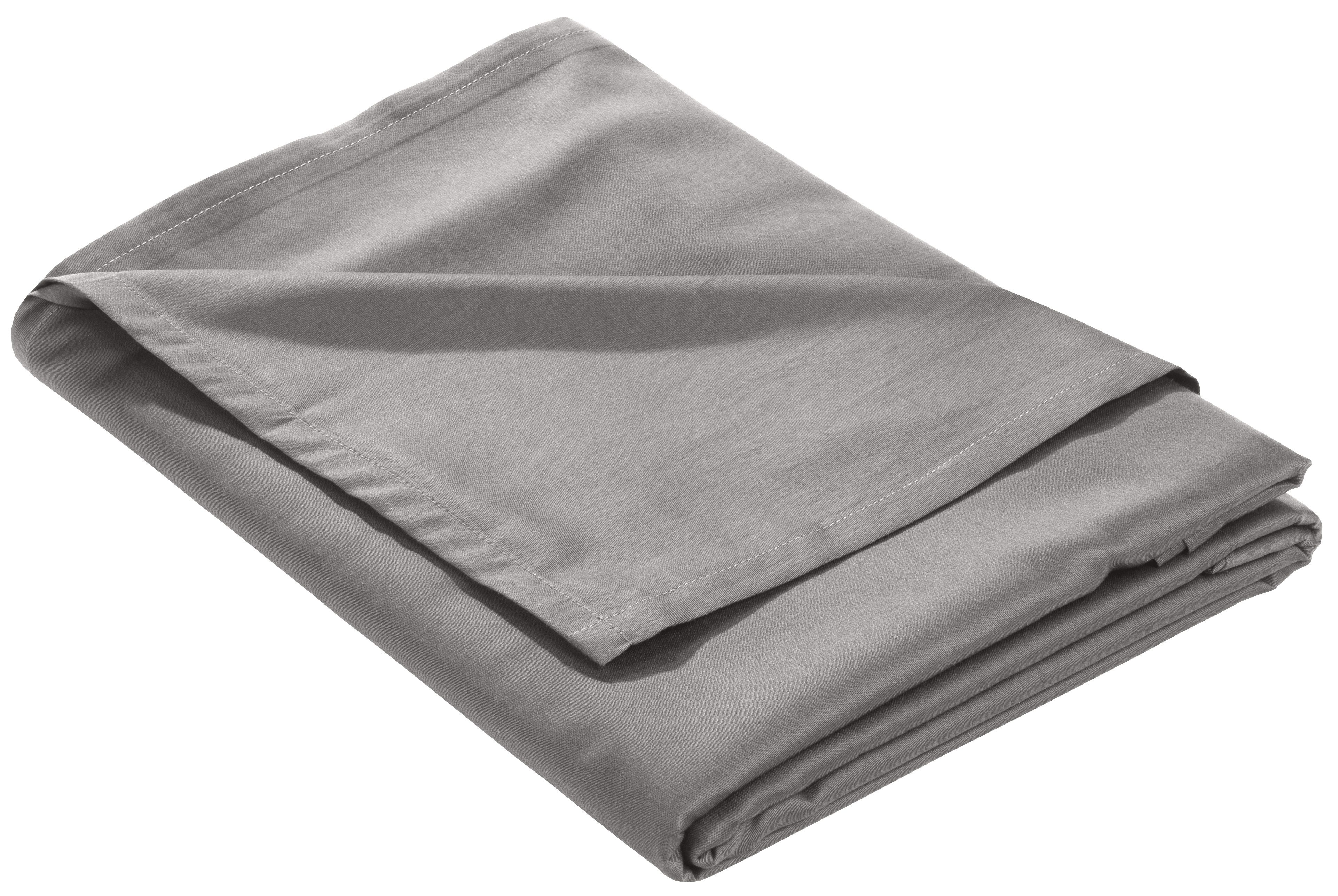 BETTWAESCHE-MIT-STIL Bettlaken Mako Satin Bettlaken uni einfarbig, Mako-Satin