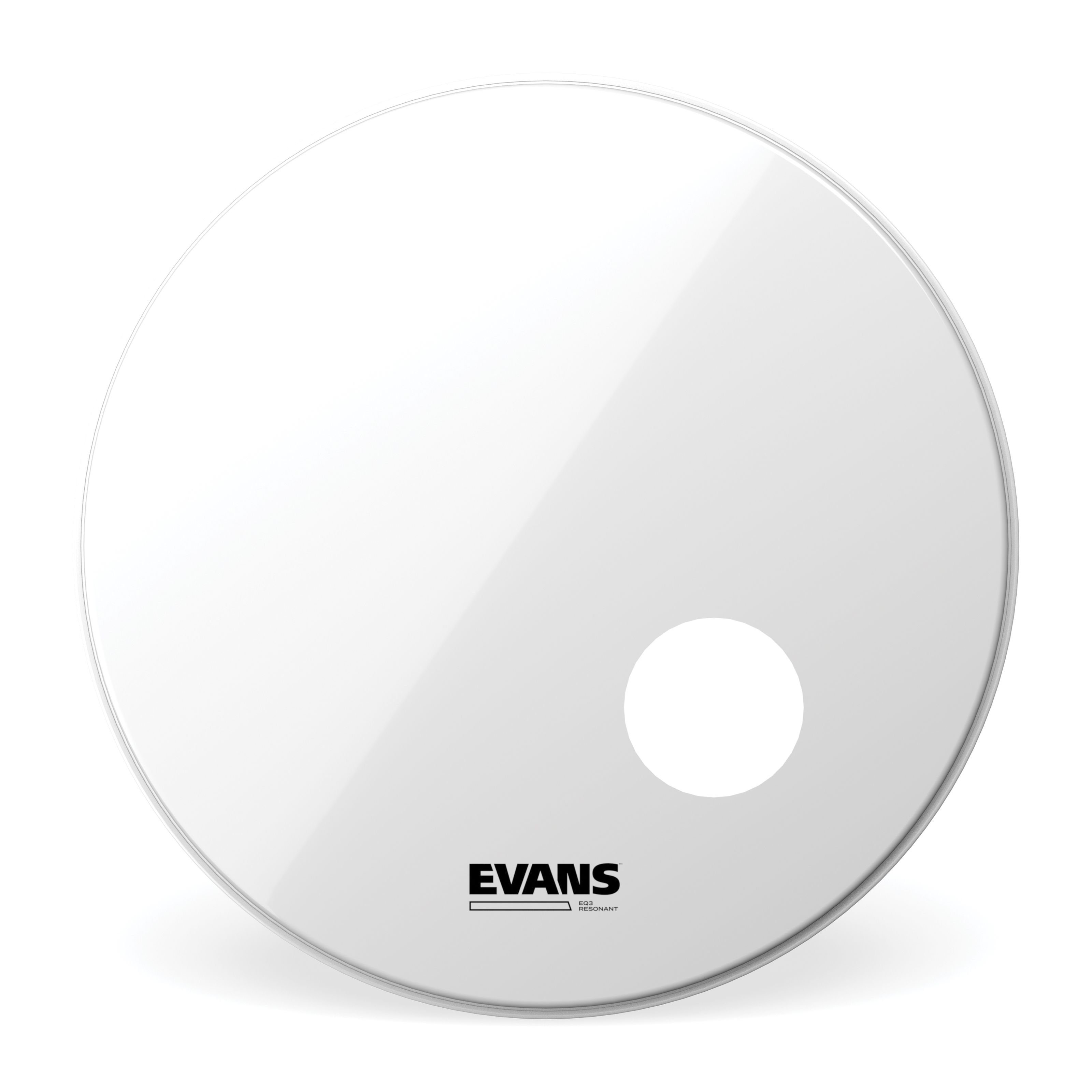 Evans Bass Drum,EQ3 Smooth White 18" BD18RSW Bass Drum Reso, Felle, Bass Drum Felle, EQ3 Smooth White 18" BD18RSW Bass Drum Reso - Bass Drum Fell