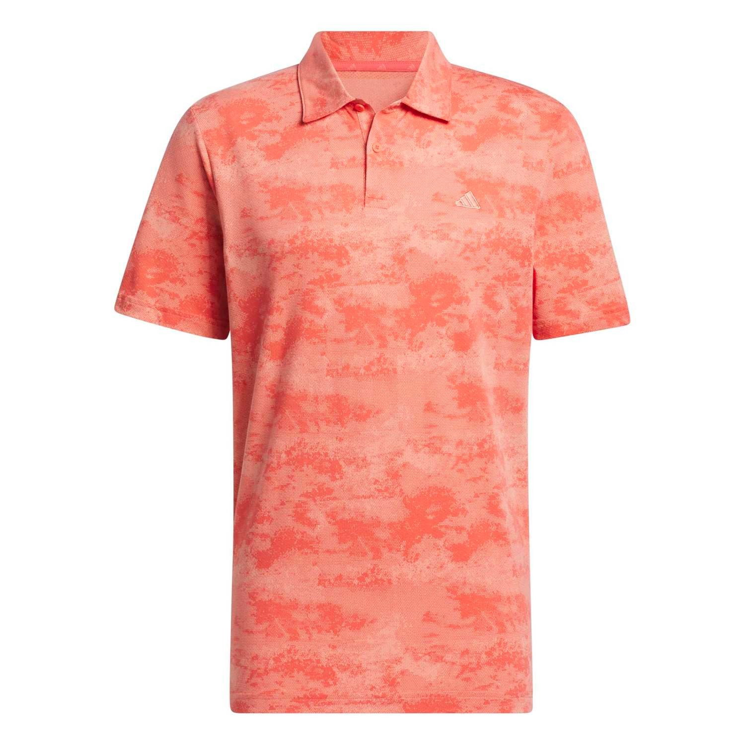 adidas Sportswear Poloshirt Adidas Golf Polo Go-To Printed Mesh Apricot Herren