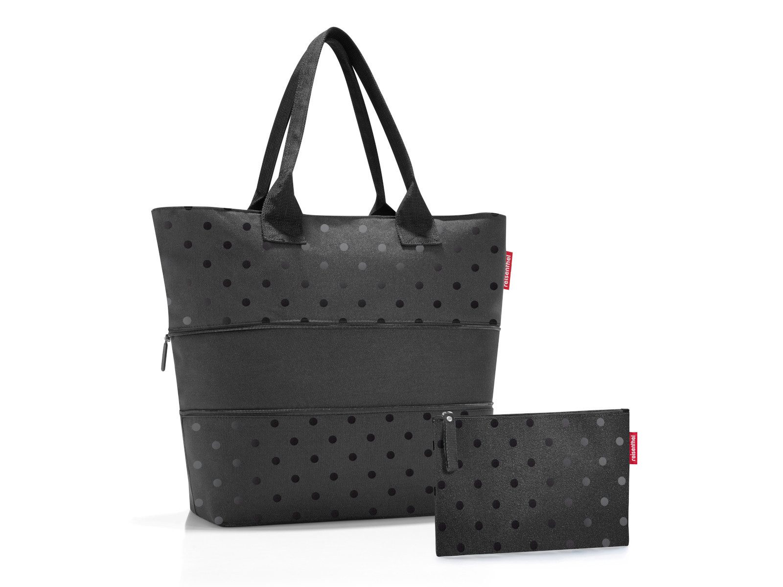 REISENTHEL® Einkaufsshopper shopper e1 glossy dots black Set2 günstig online kaufen