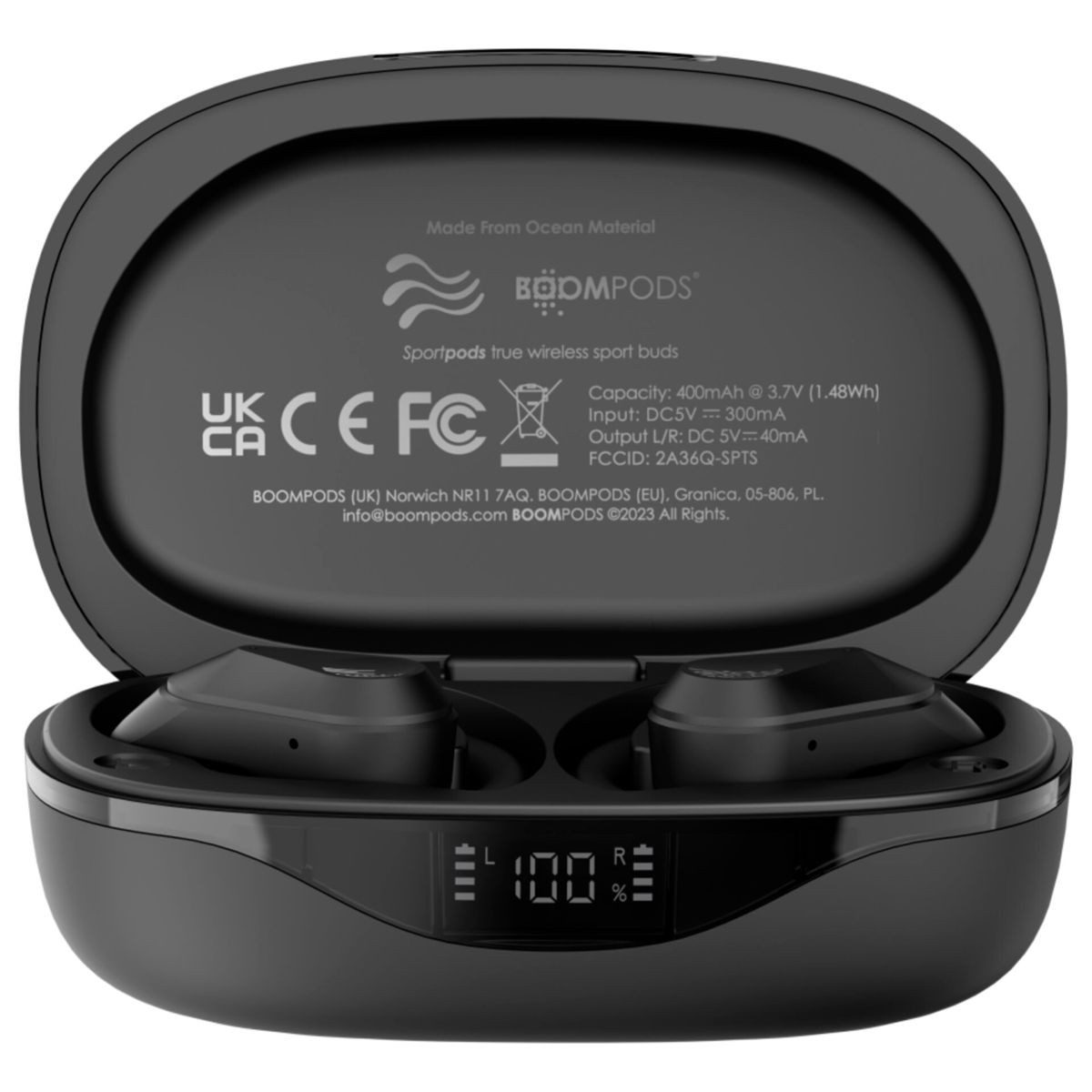 Boompods Sportpods Ocean TWS wireless In-Ear-Kopfhörer