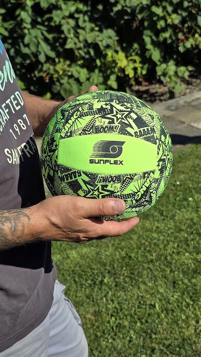 Sunflex Beachvolleyball Beachball Größe 5 Funky Boom, Funball Strandball Ball Volleyball