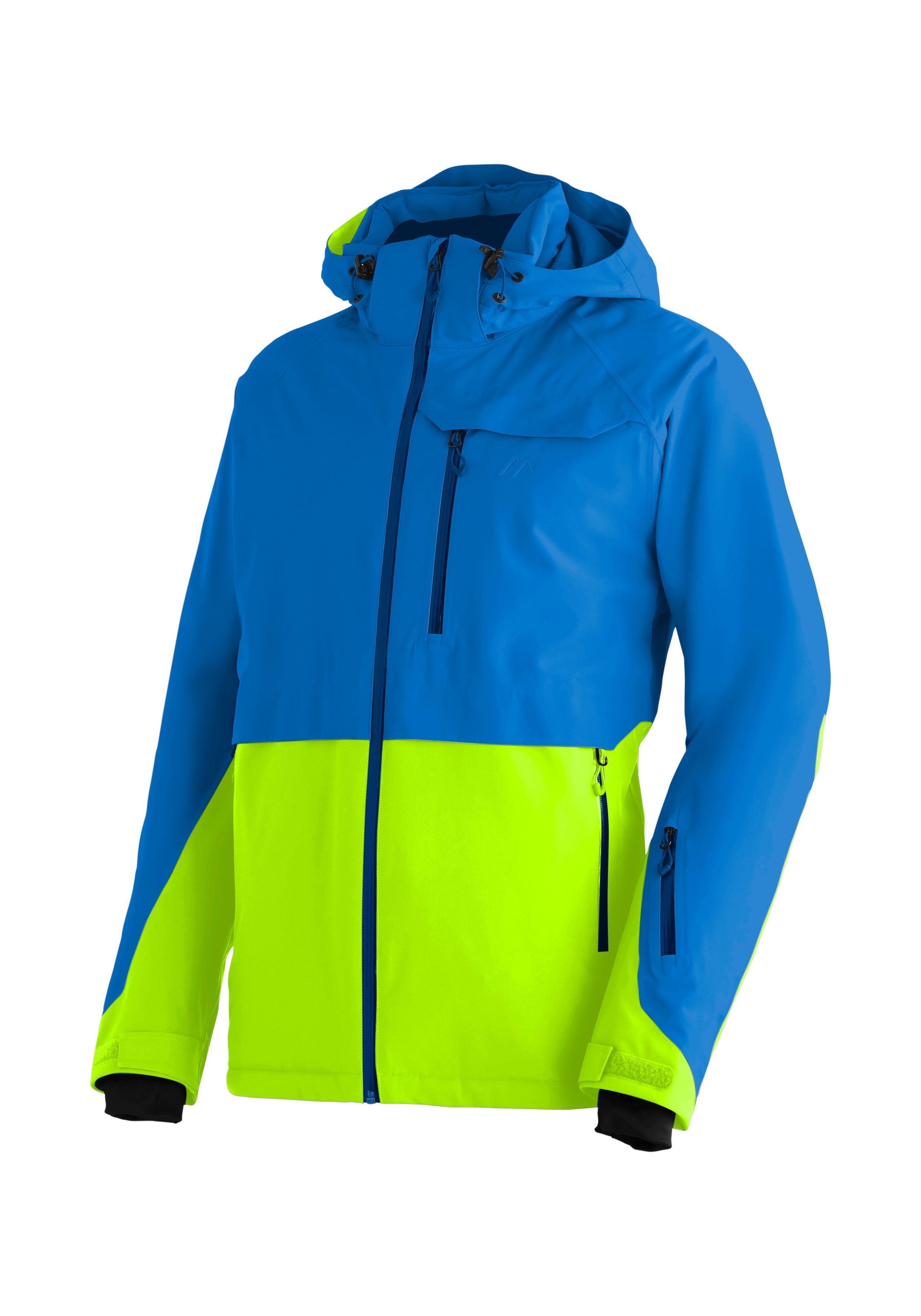 Maier Sports Skijacke Lipno Herren Winterjacke wasserdicht, mit RV-Taschen und abnehmbarer Kapuze