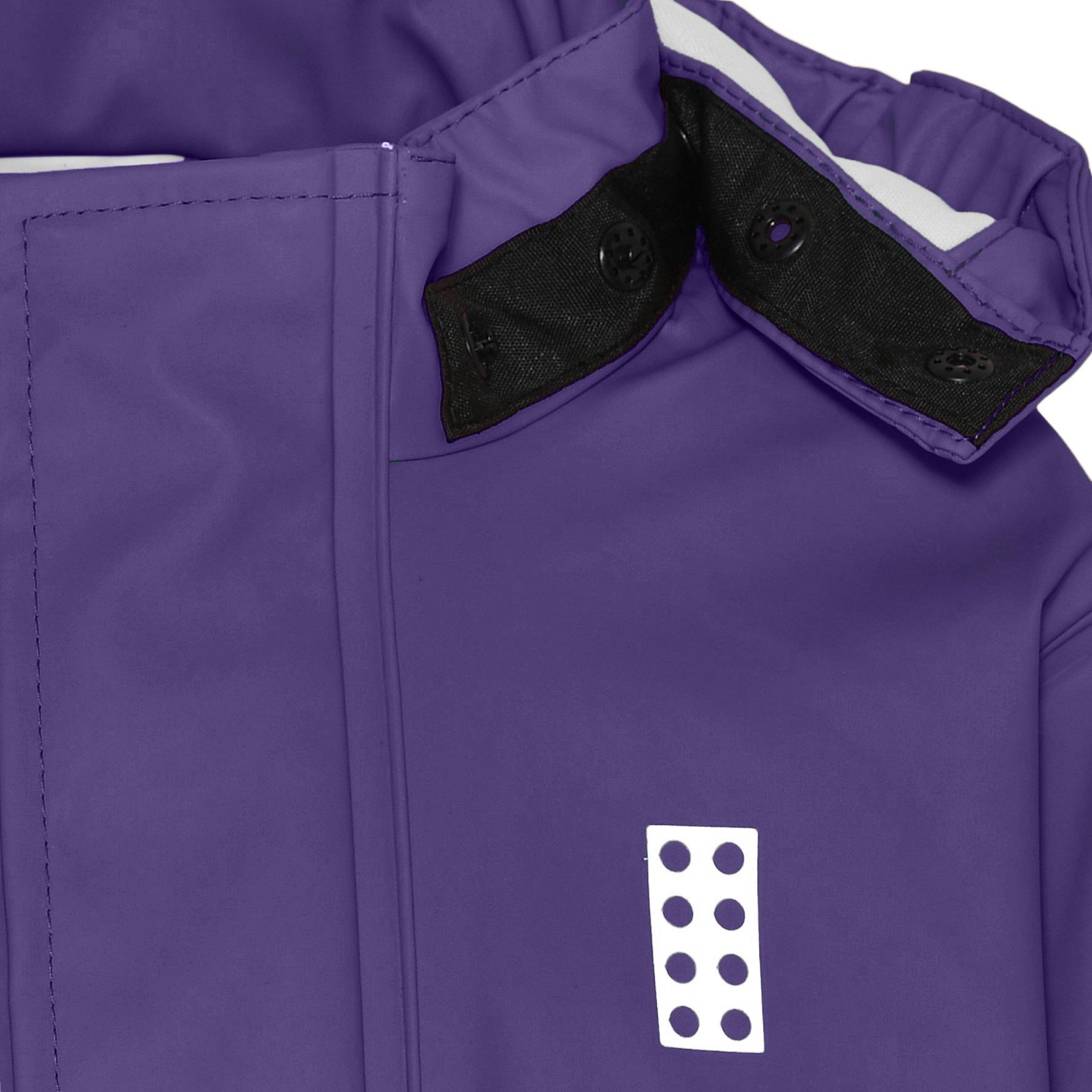 200- LEGO® Dark LWJIVAN REGENANZUG Regenhose Purple Wear (2-tlg)
