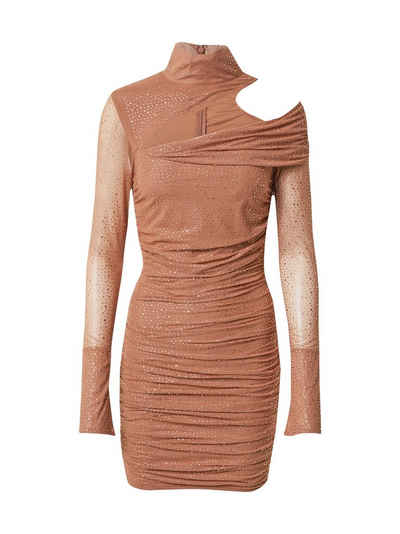 Misspap Minikleid (1-tlg) Cut-Outs, Drapiert/gerafft, Ziersteine