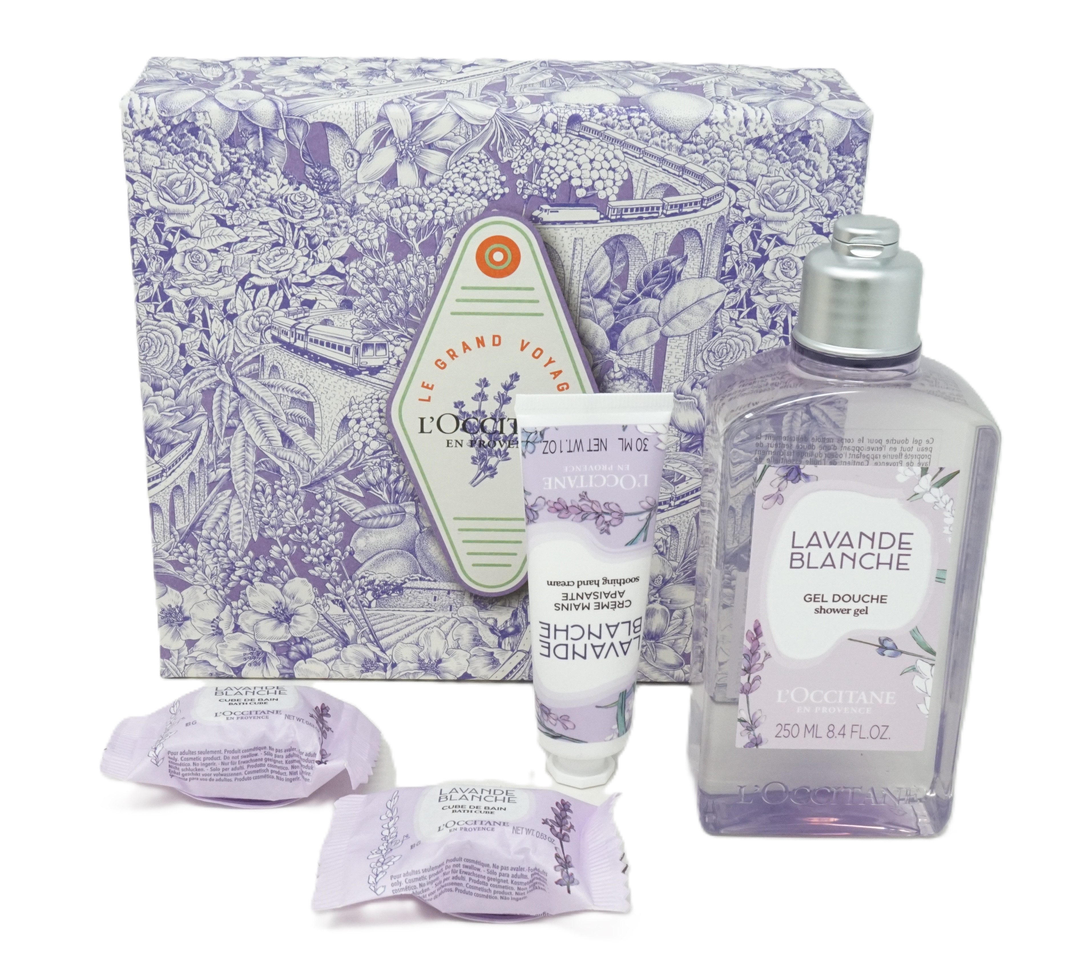 Hautreinigungs-Set L'Occitane Fleurs de Cerisier Cherry Blossom Duschgel 250 ml