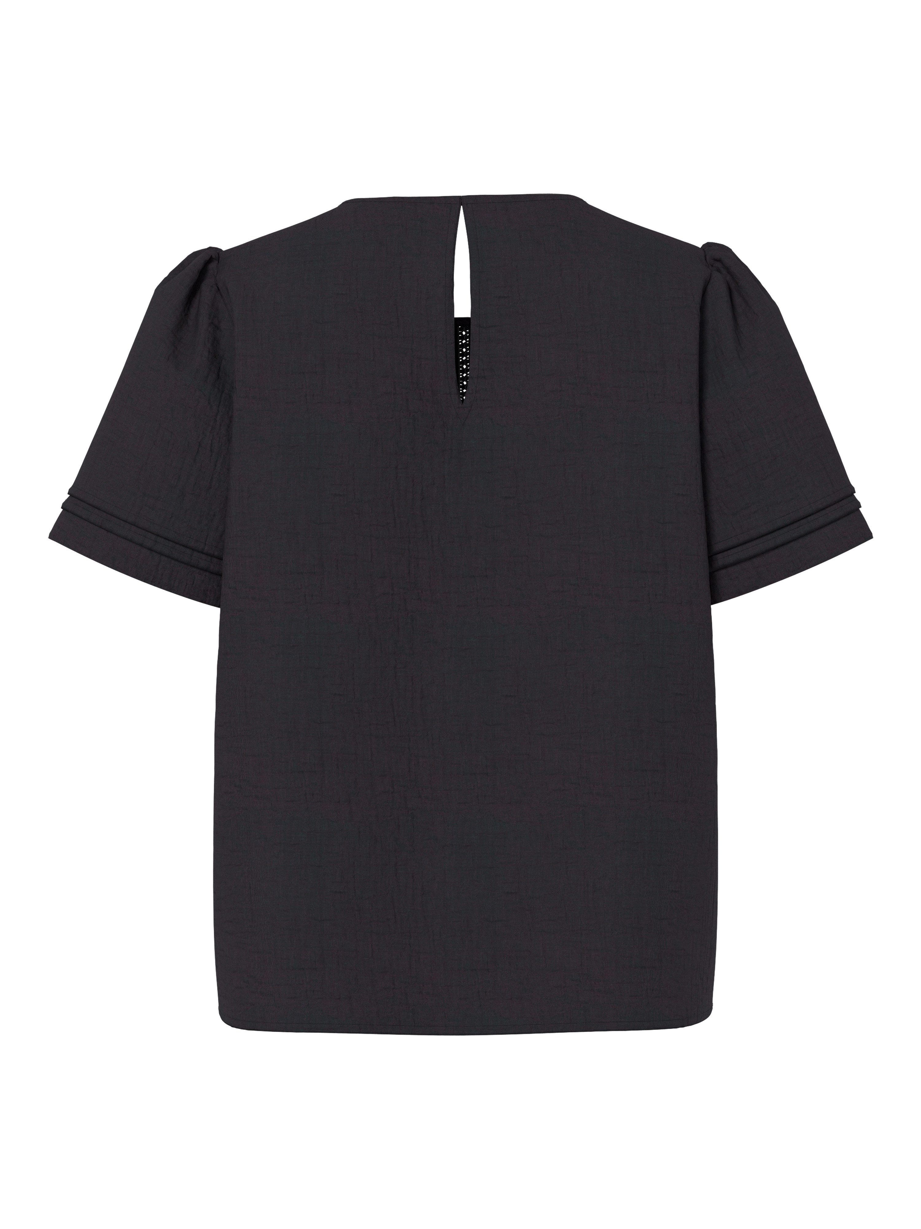 pieces Blusenshirt PCSIKKA SS TOP WVN NOOS BC mit Puffärmeln – Bild 4 von 4