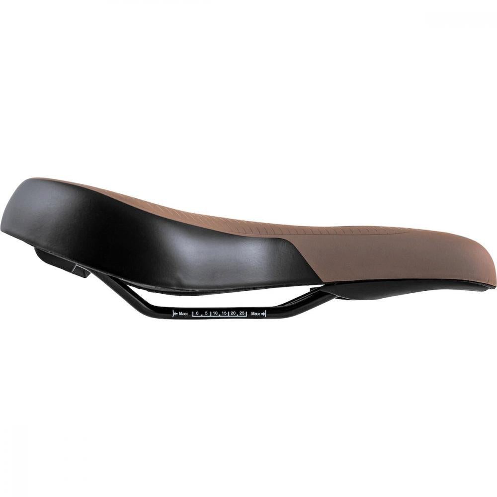 Procraft Fahrradsattel Procraft Sattel City II 285 x 180 mm Braun - komfortabler City-Fahrrad