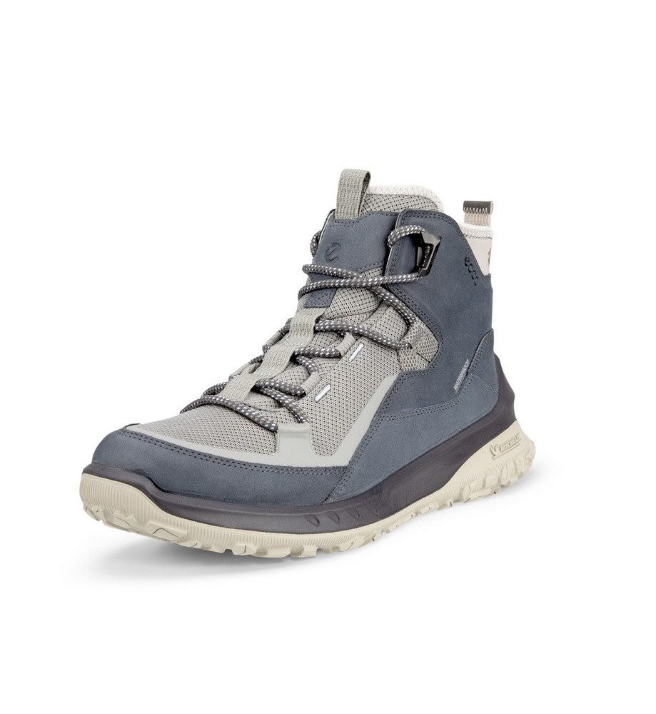 Ecco ULT-TRN Mid (Michelin Sohle, wasserdicht) blau/grau Damen Wanderschuh
