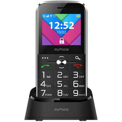 myPhone HALO C Mobiltelefon 2,2-Display, 1900 mAh, Dual Sim, 2G Schwarz Smartphone
