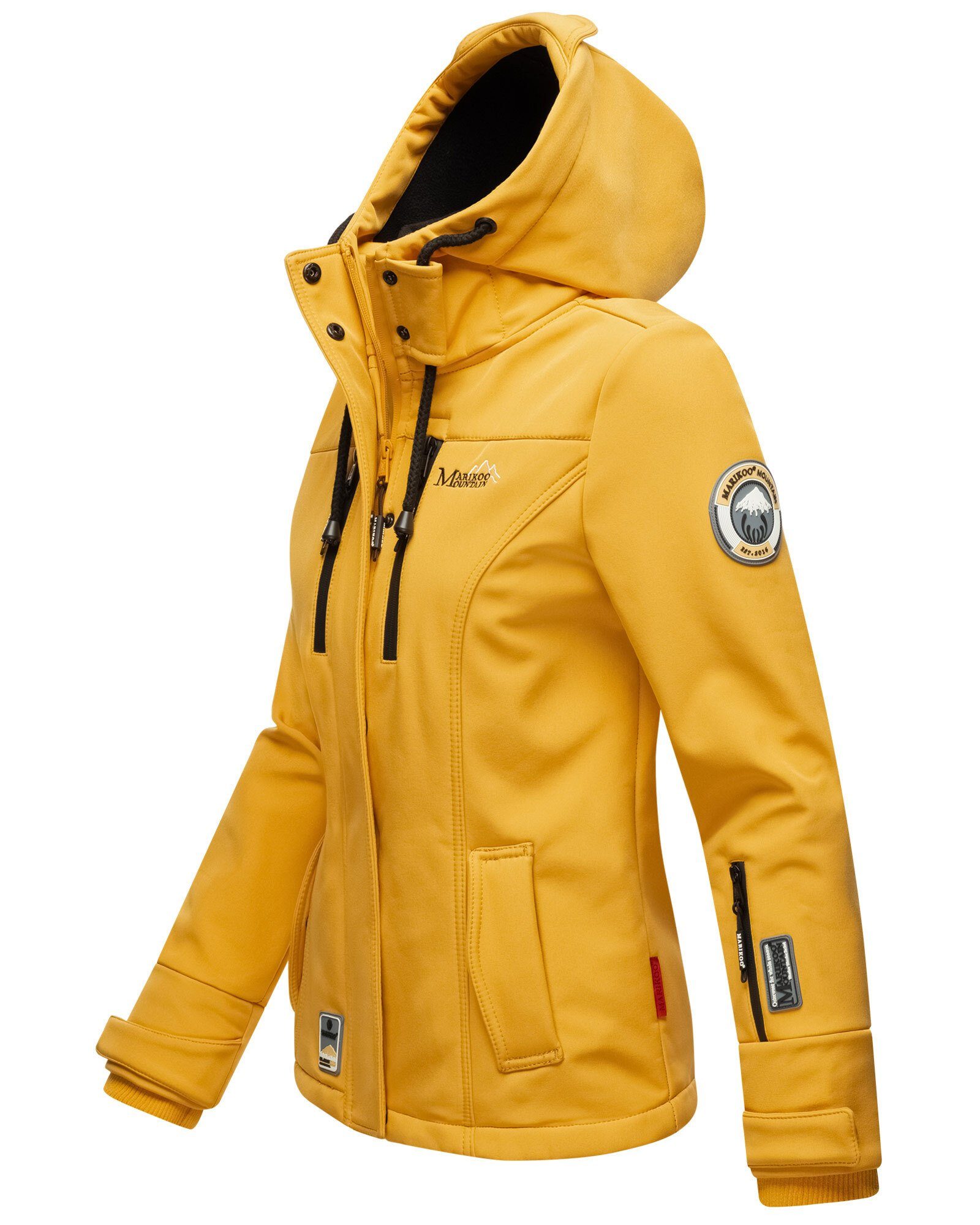 Marikoo Softshelljacke Kleine Zicke sportliche Funktionsjacke