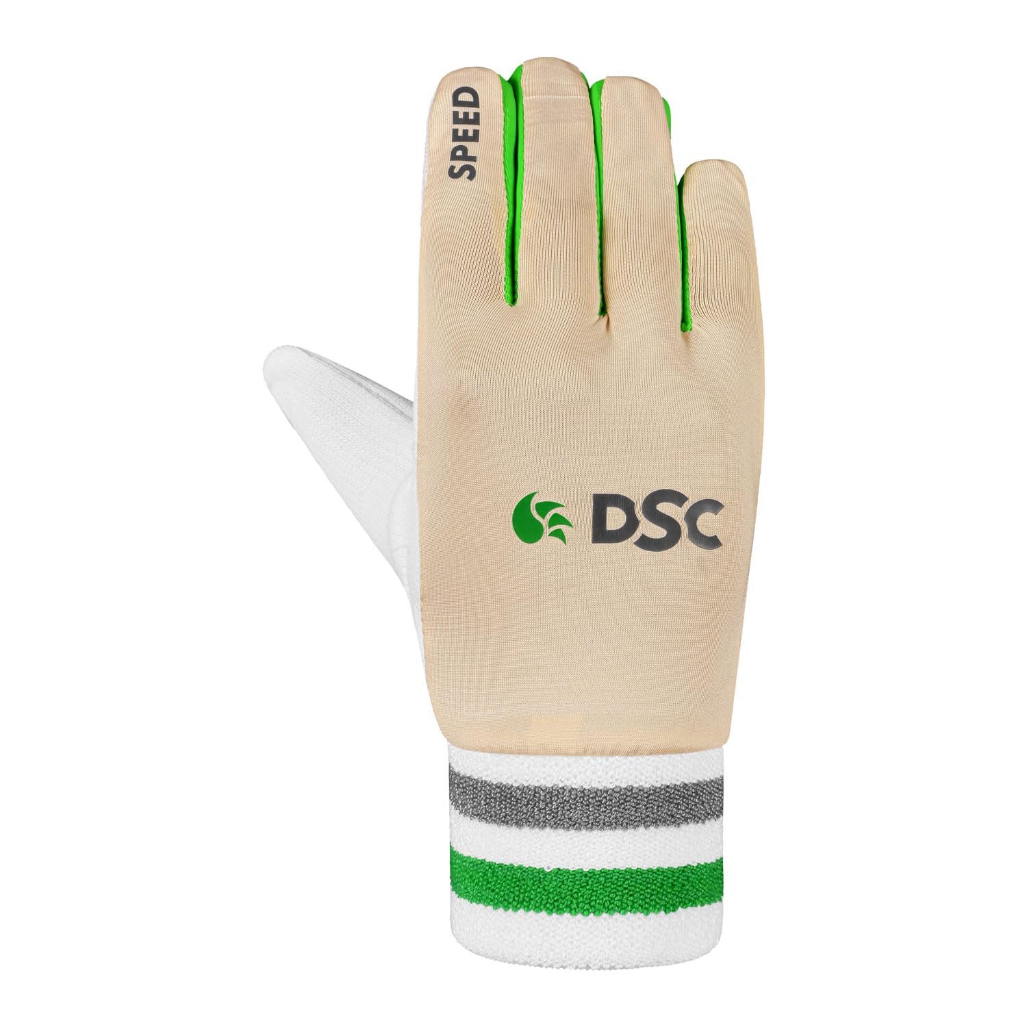 DSC Trainingshandschuhe Speed Kricket Wicket Keeping Innenhandschuhe für Männer und Jungen (Inhalt der Box: 1 Paar Перчатки, Comfort Fit) Baumwolle Handfläche Перчатки, Schneller Schweiß Absorption