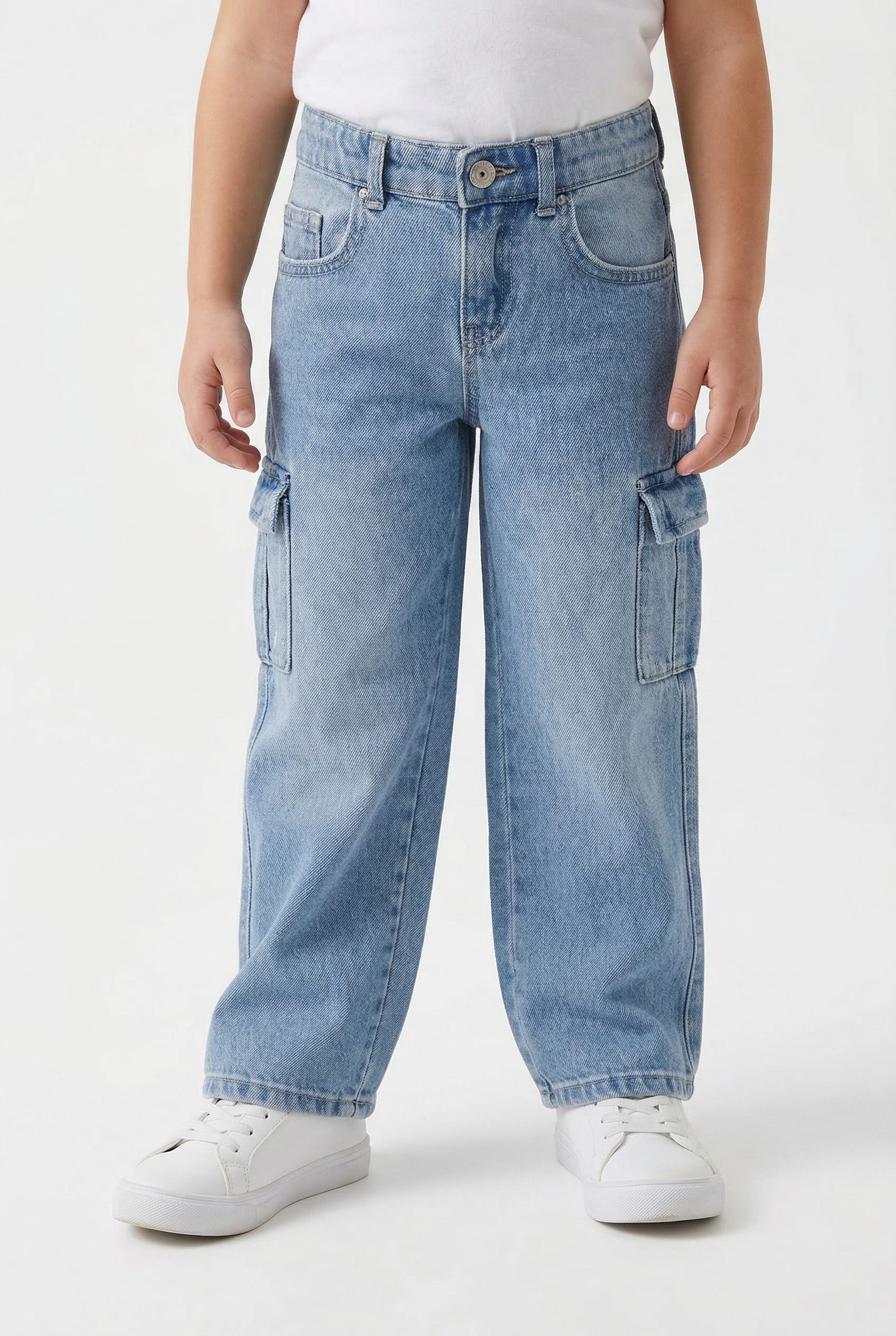 KIDS ONLY Cargojeans KOGHARMONY WIDE CARGO CARROT PIM NOOS