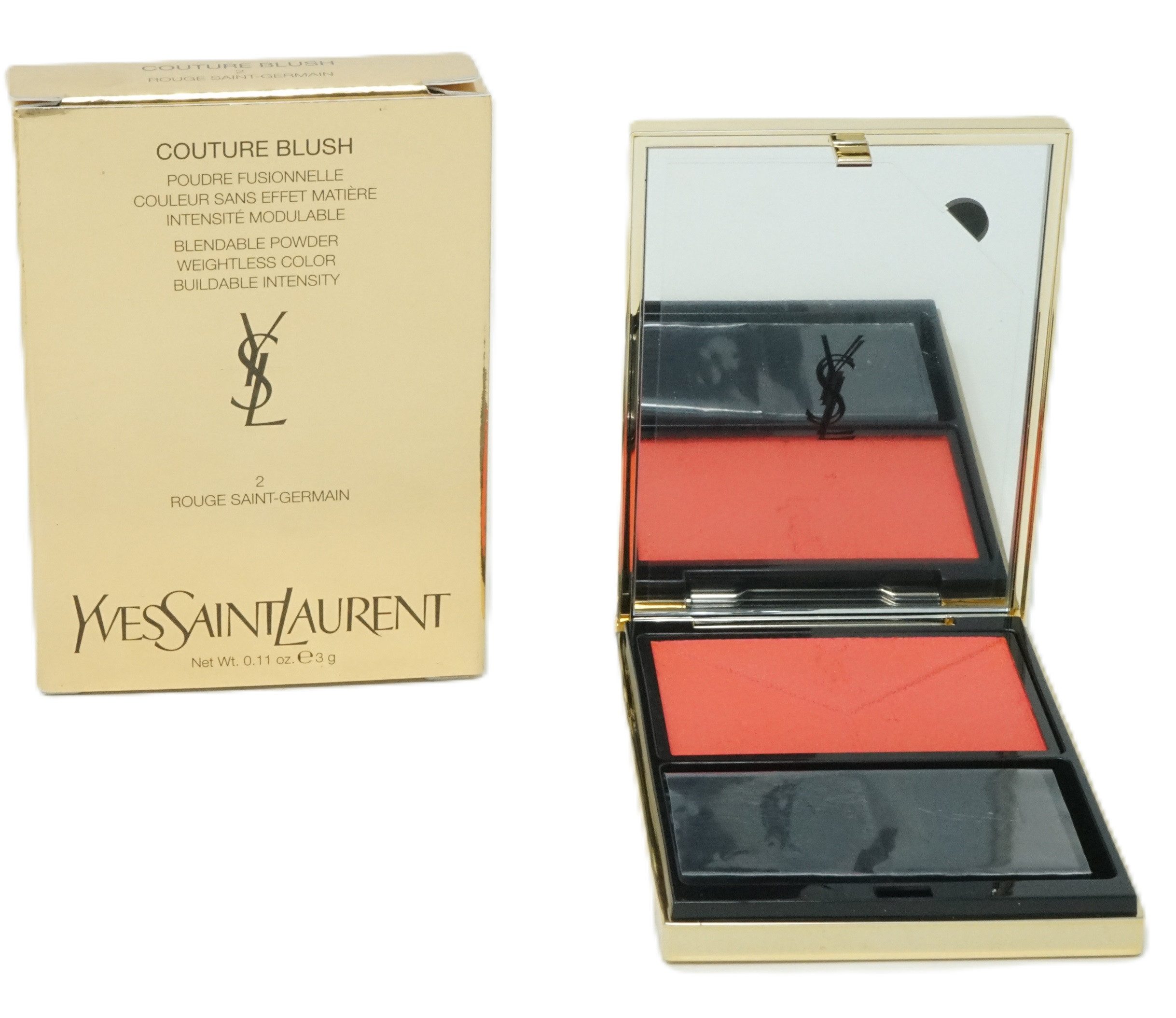 YVES SAINT LAURENT Пудра Yves Saint Laurent Couture Blush Powder 3g Румяна Saint-German 2