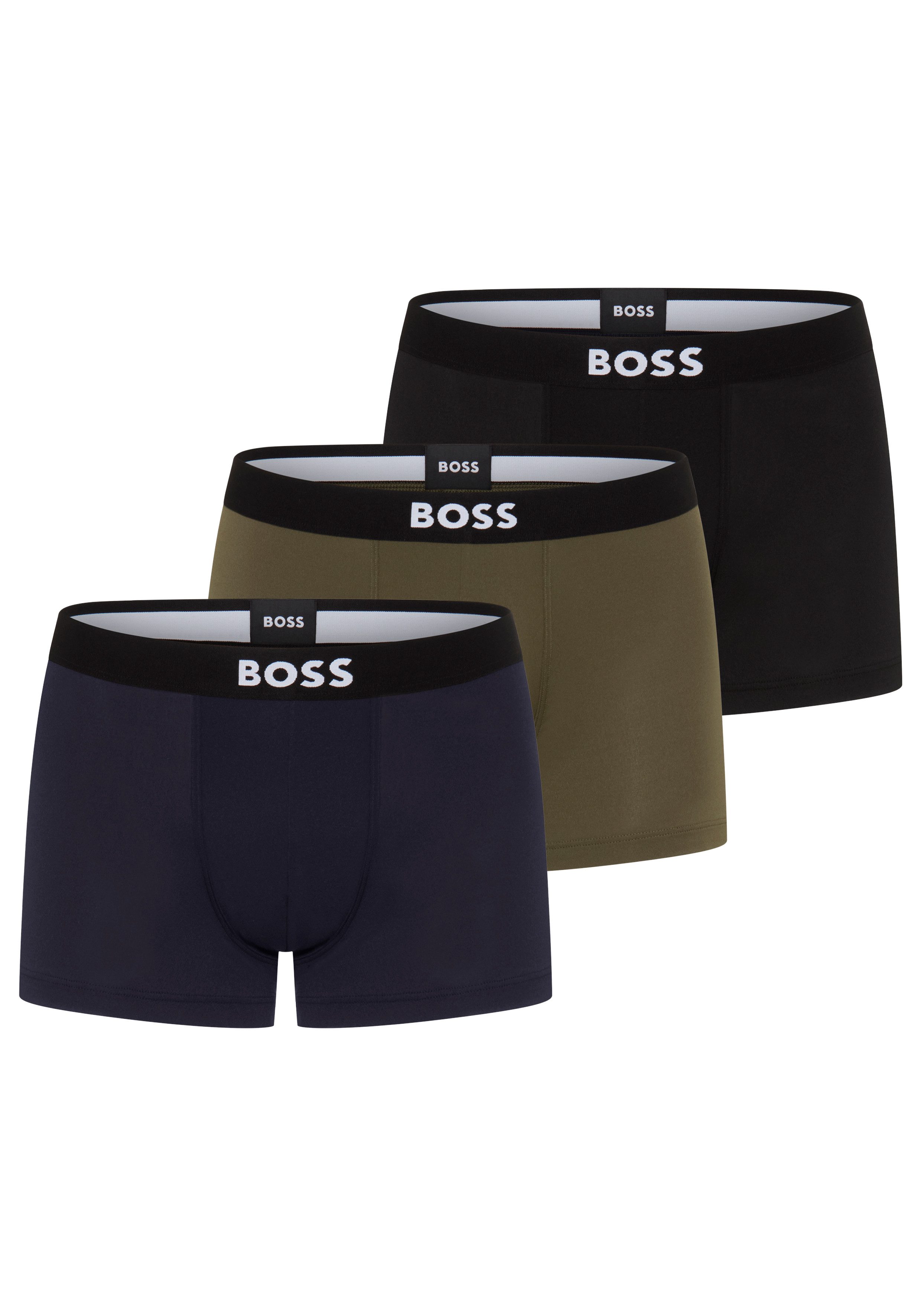 BOSS Trunk 3P Micro ONE (Packung, 3-St) elastischer Bund