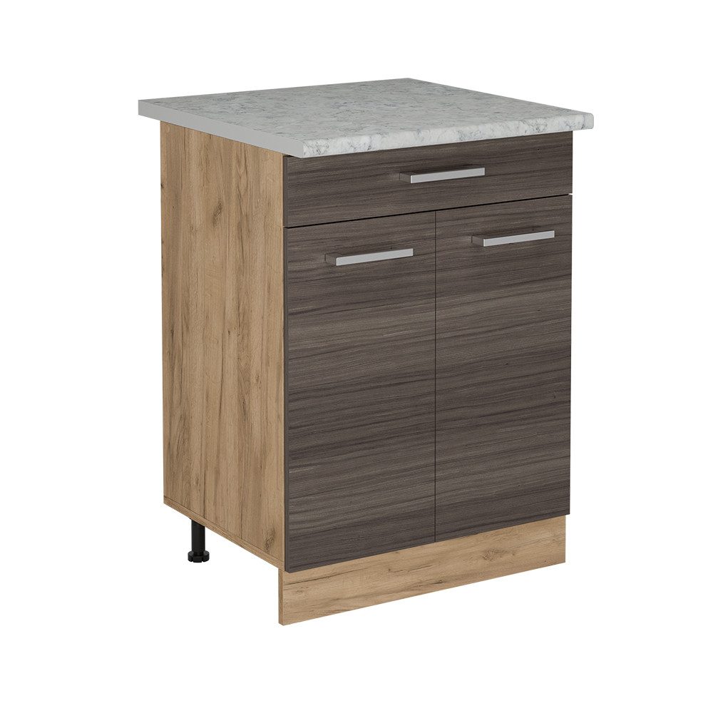 Vicco Unterschrank R-Line, Edelgrau/Goldkraft Eiche, 60 günstig online kaufen