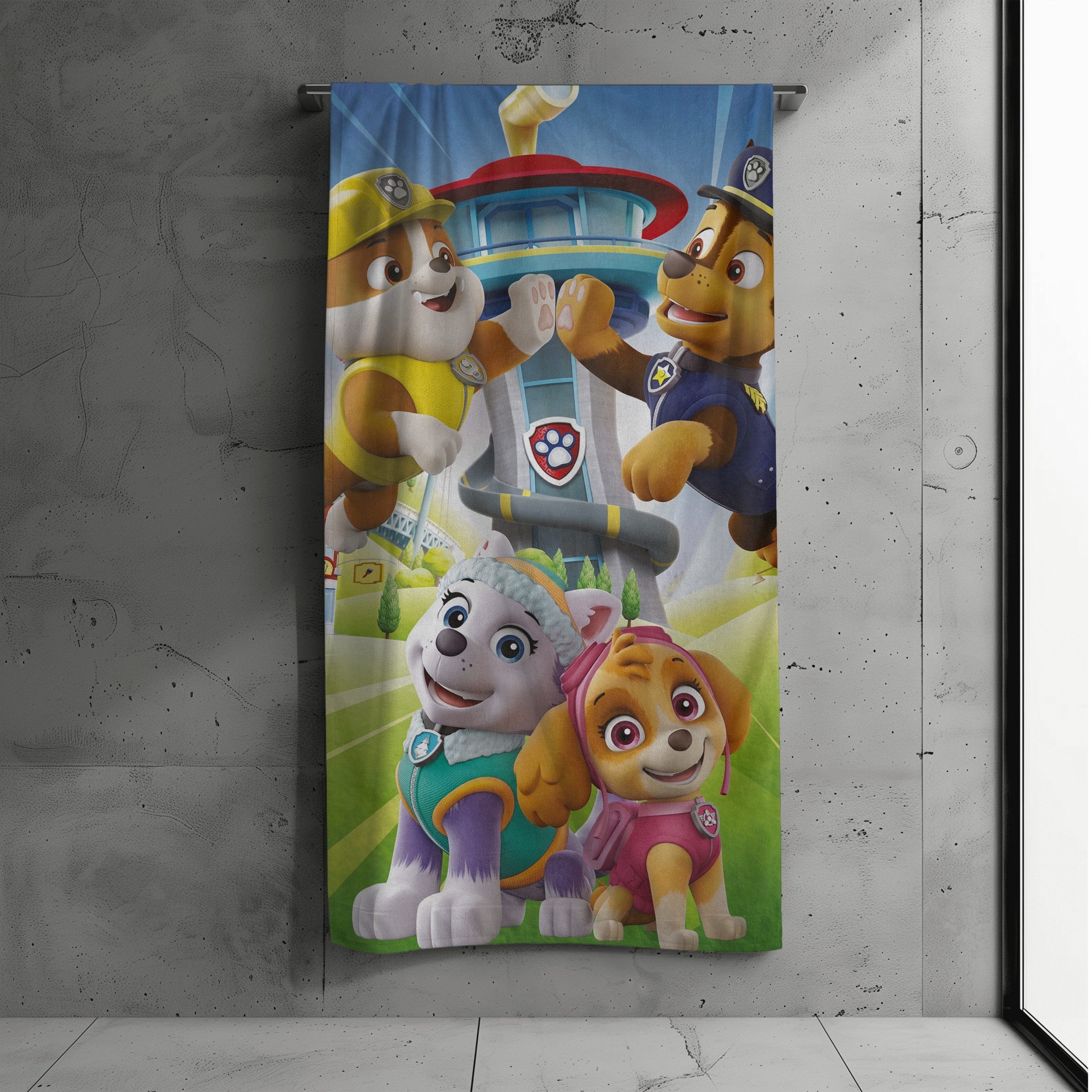 MTOnlinehandel Badetuch Paw Patrol 70x140 cm, 100 %, Baumwolle (1-St), Stra günstig online kaufen