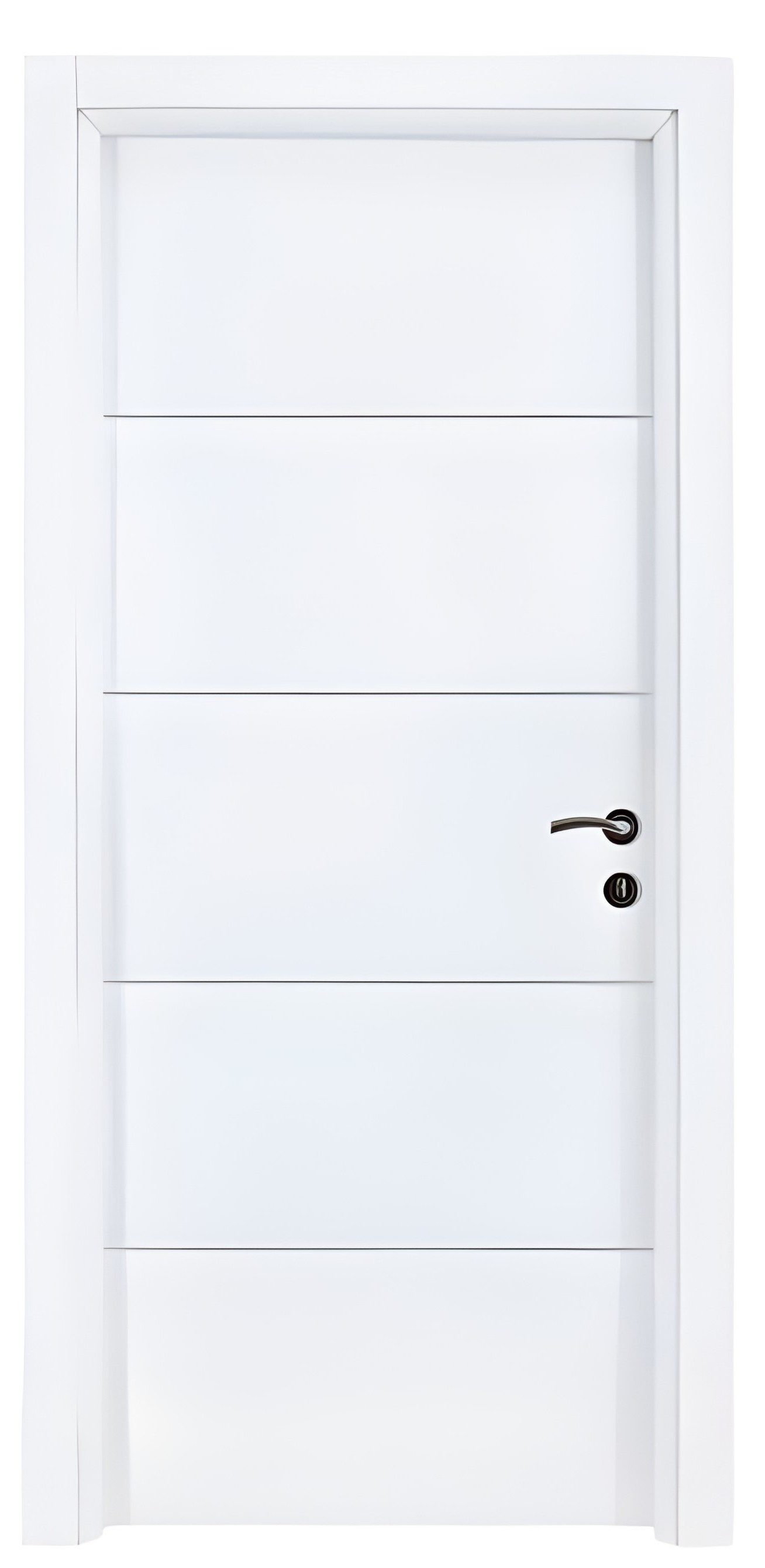 Xlmoebel Zimmertür Weiße Holzwerktür - Edle und elegante Innentür für Wohnungen, Made in Europa