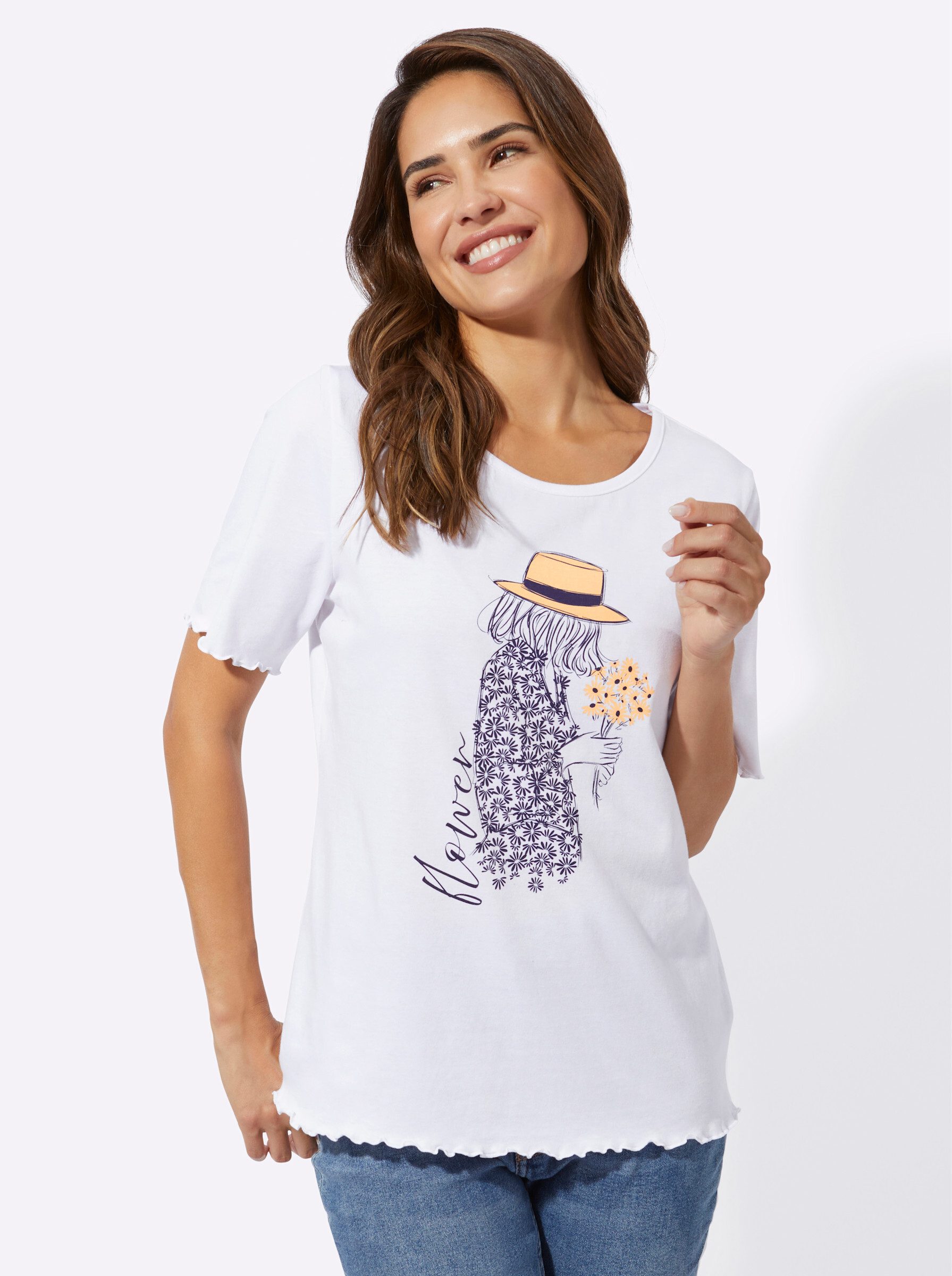 Sieh an! T-Shirt Kurzarmshirt . günstig online kaufen