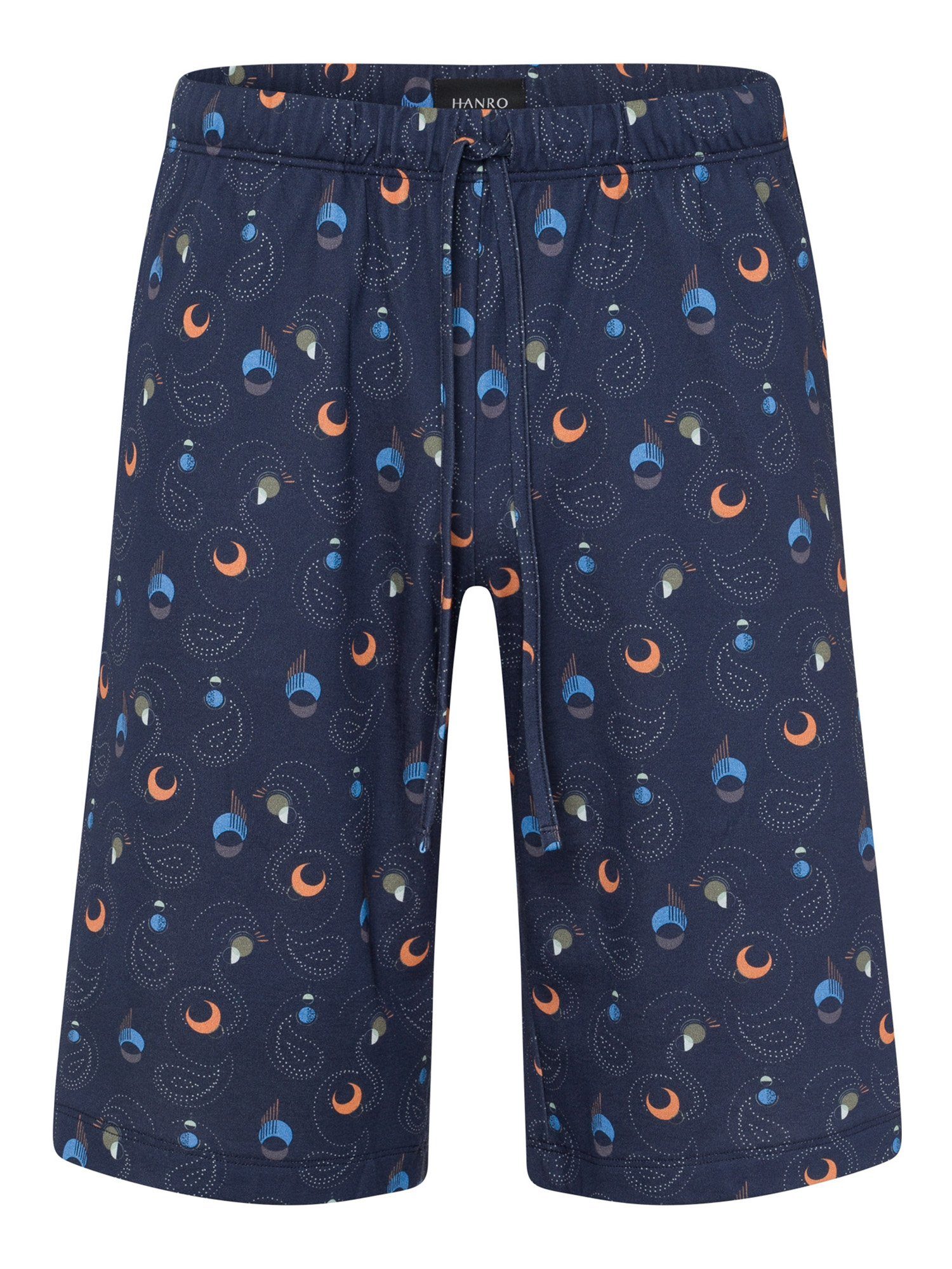 Hanro Pyjamahose Night & Day kurzer Schlafshort galaxy print | Pyjamahosen
