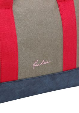 Fritzi aus Preußen Henkeltasche Canvas Tote Bag, mit verstell- und abnehmbarem Schulter-Riemen