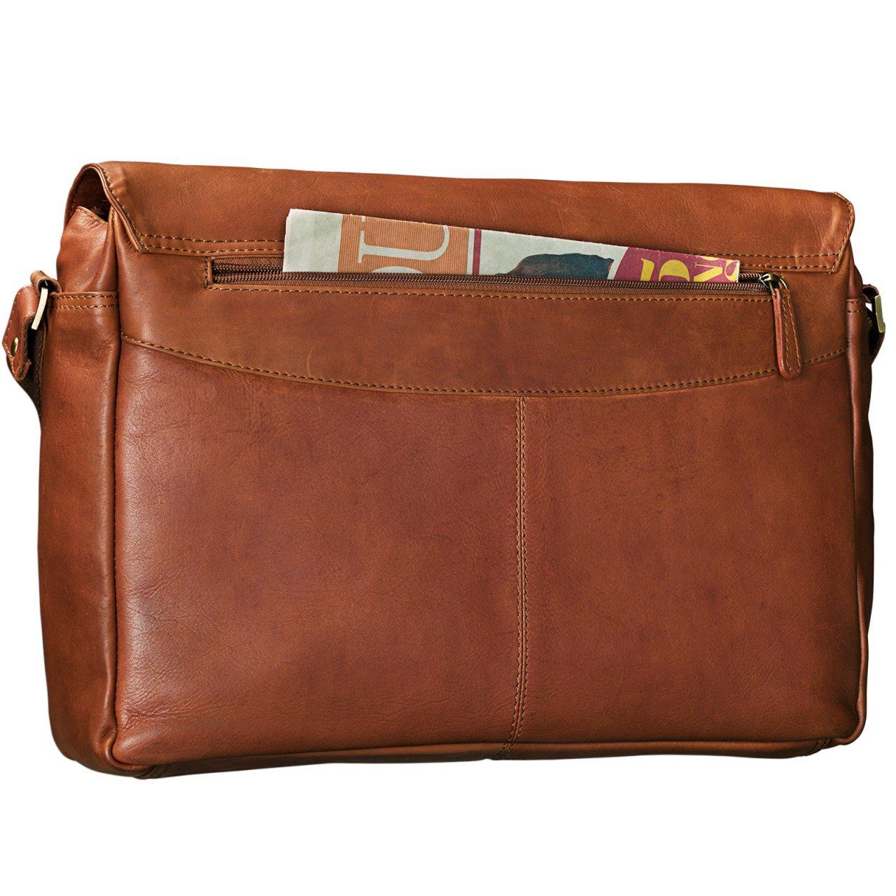 STILORD Laptoptasche "Nick" Umhängetasche Leder Herren Damen