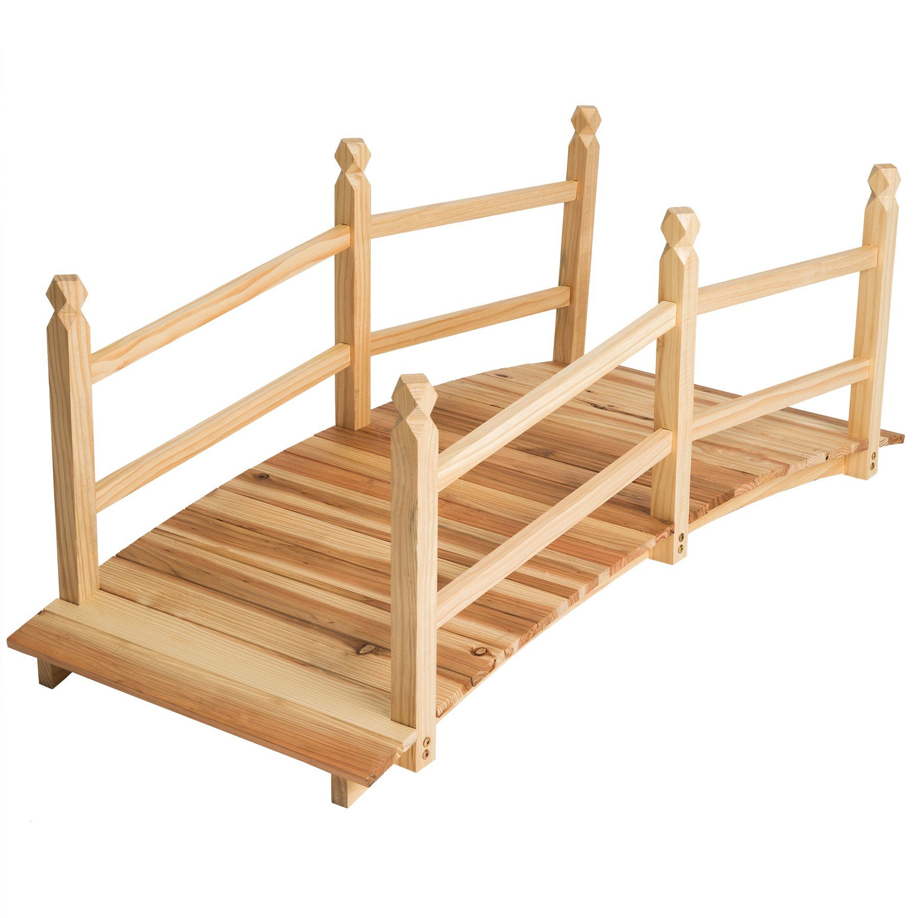 tectake Zierbrücke Gartenbrücke, aus Holz günstig online kaufen