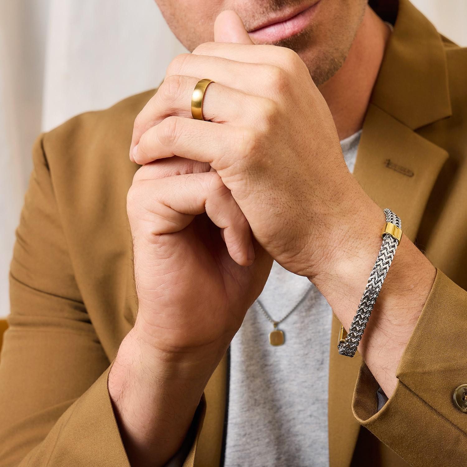 Amor Kette mit Anhänger quadratisch