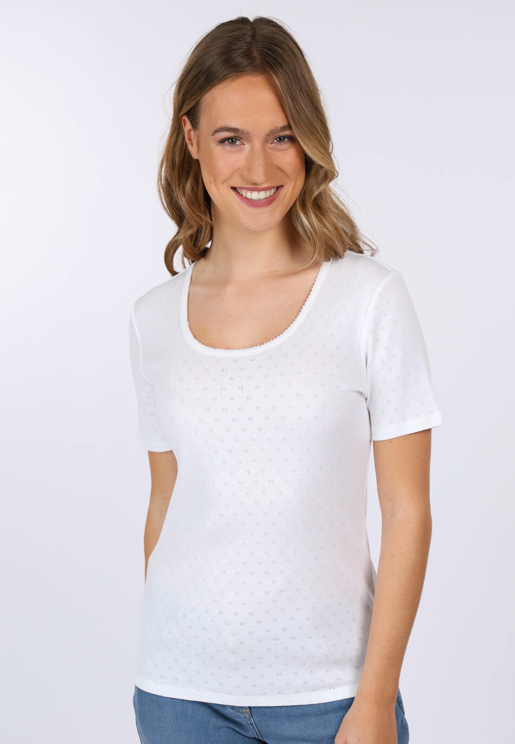 Sorgenfri Sylt T-Shirt Maren Muschelabschluss günstig online kaufen