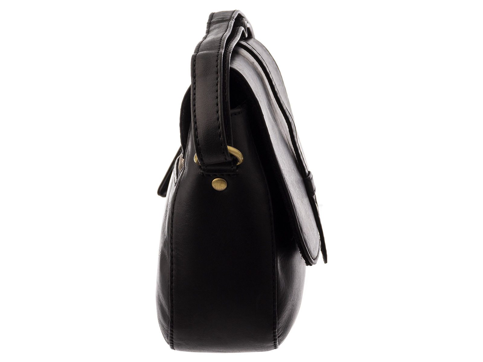 Prato Schultertasche Jagdtasche Umhängetasche H400 Leder (ein Stück, 1-tlg., ca. B/H/T 23/19/7 cm), Leder