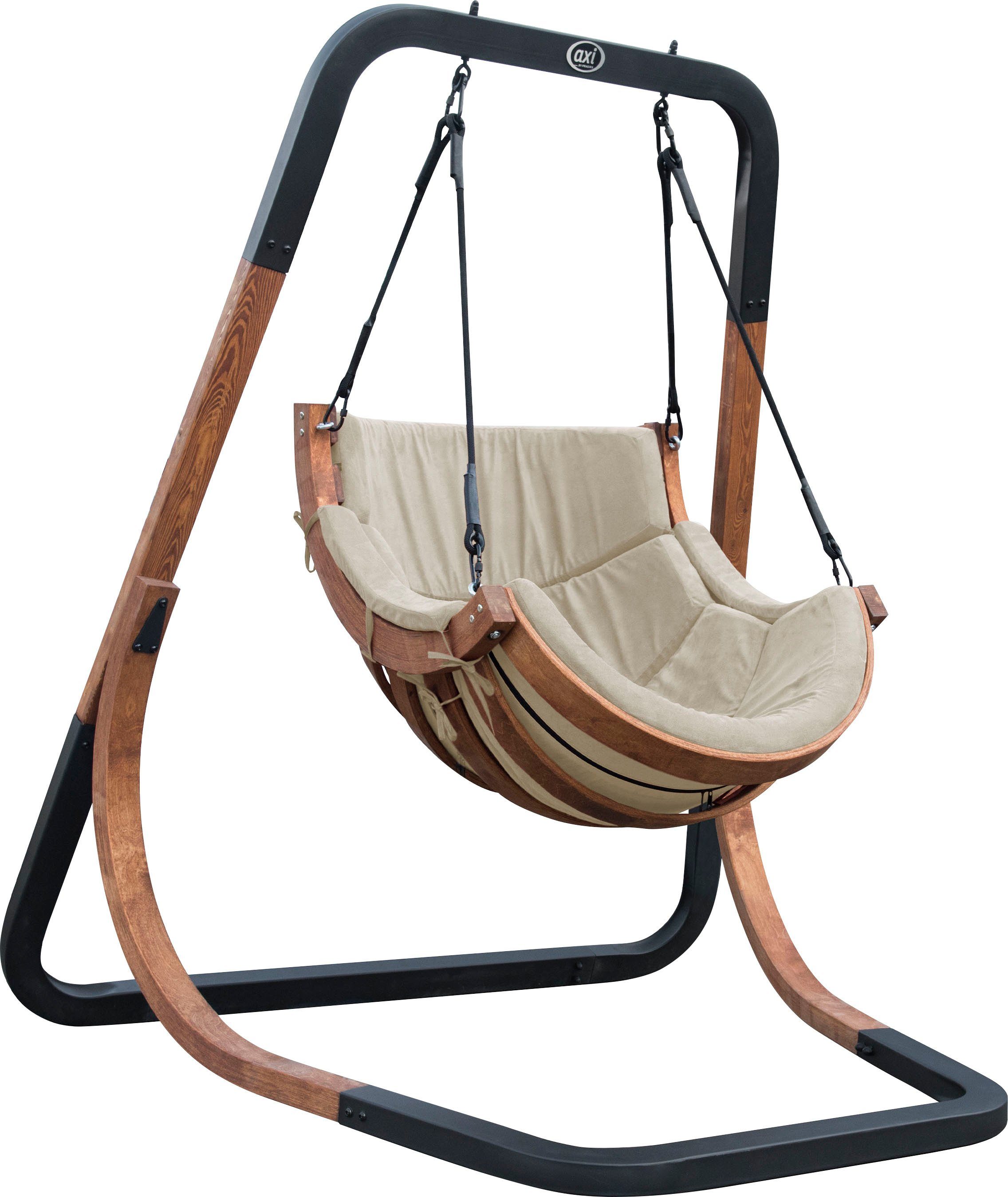 AXI Hängestuhl Capri, mit Gestell, beige
