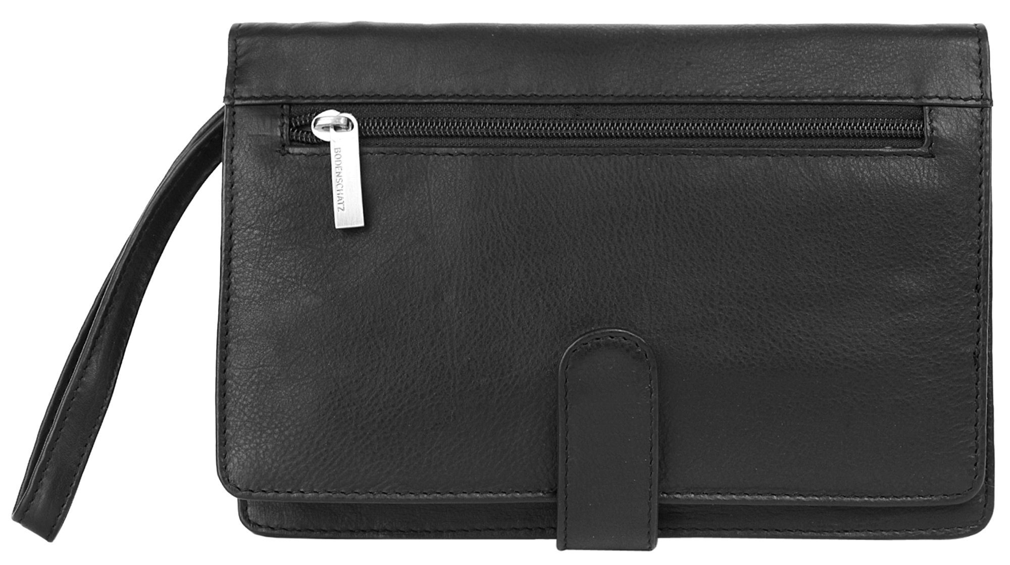 BODENSCHATZ Handgelenktasche, echt Leder