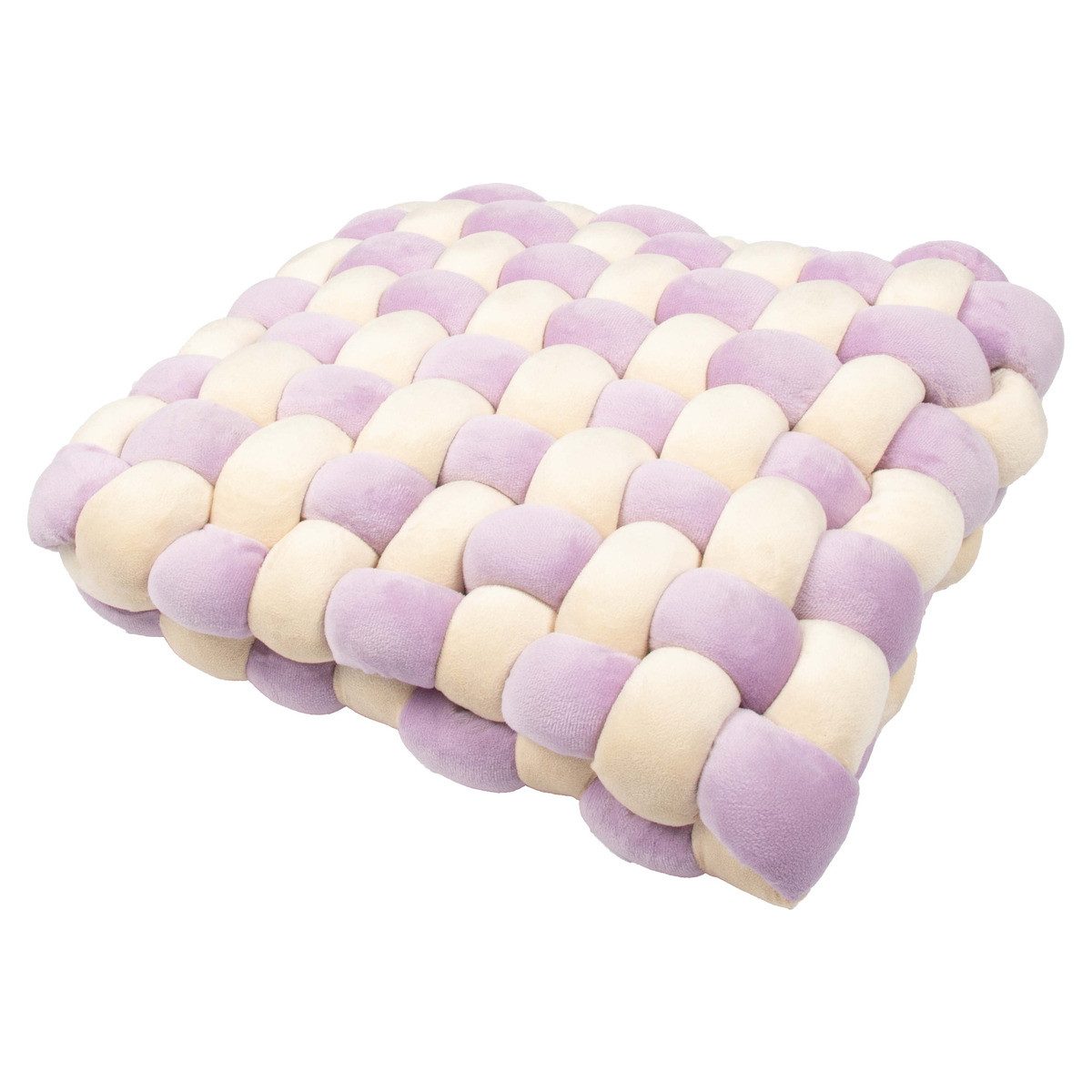 Coockoo Tierkissen Kissen Velvet Vibe lila/beige