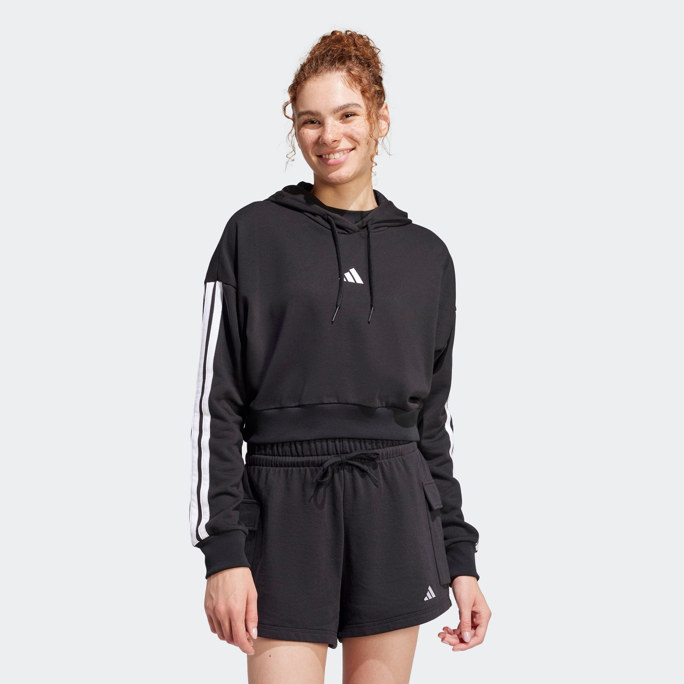 adidas Sportswear Kapuzensweatshirt W 3S FT CRO HD günstig online kaufen