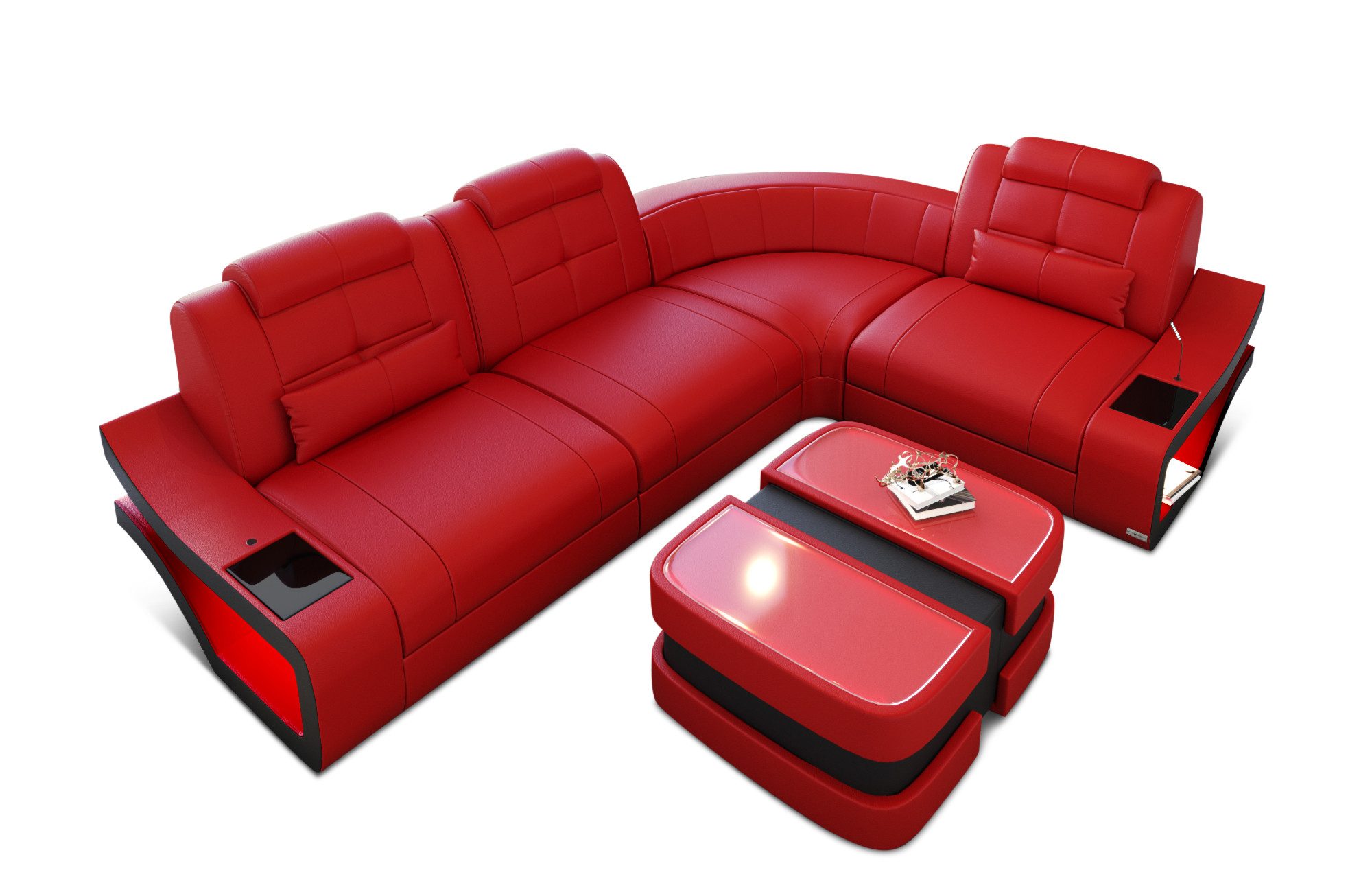 Sofa Dreams Ecksofa Leder Sofa Couch günstig online kaufen