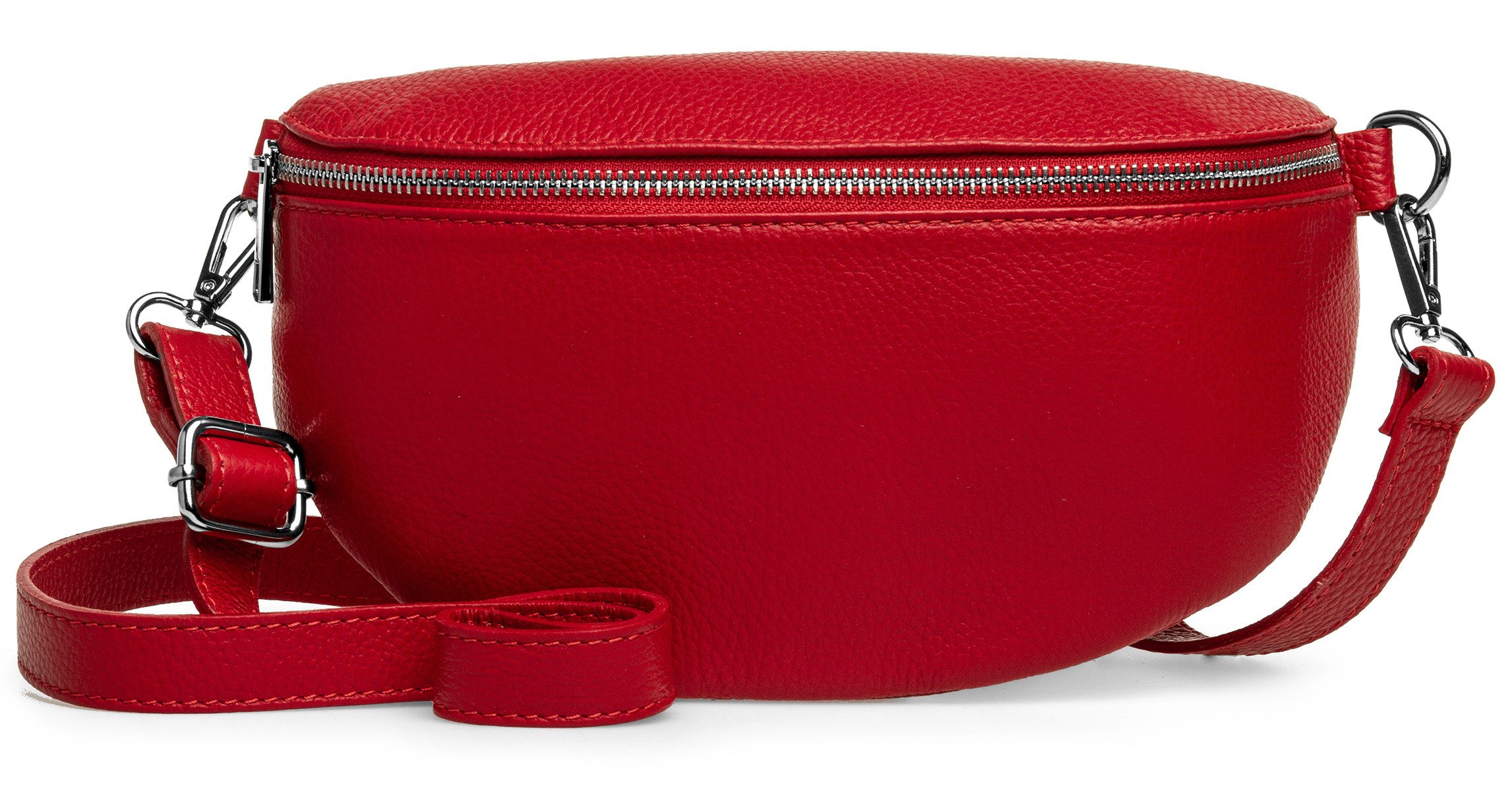 Caspar Gürteltasche Mittelgroße Leder Cross Body günstig online kaufen