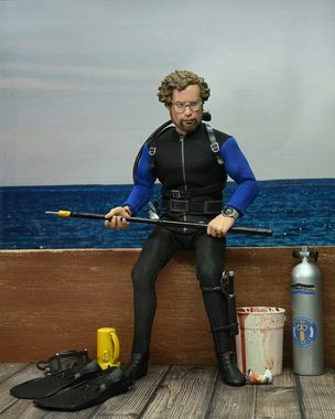 NECA Actionfigur Jaws Actionfigur Matt Hooper Der weiße Hai Shark Cage