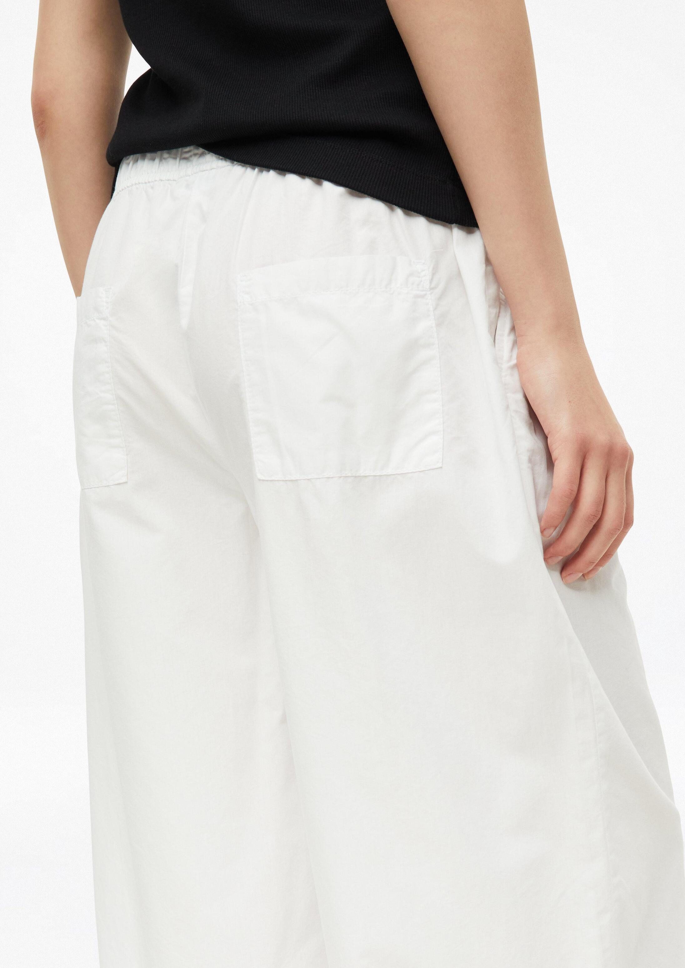 s.Oliver Culotte Hose Leichte Culotte aus Popeline mit Falten – Bild 4 von 5