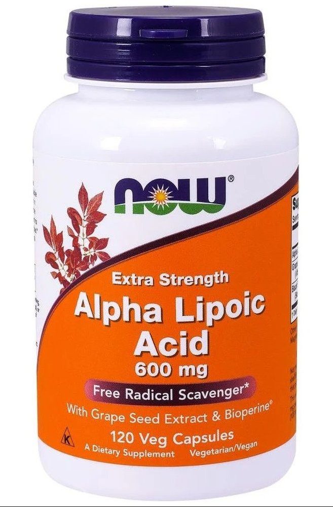 now foods Now Foods Alpha Lipoic Acid 600 mg – 120 veg. Kapseln Kapseln