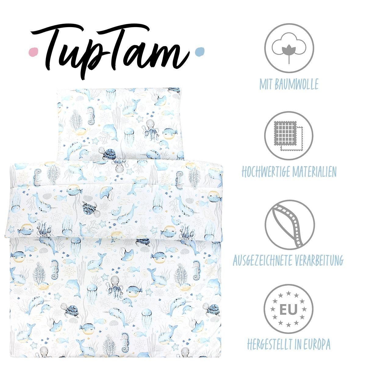 TupTam Kinderbettdecke Kinder Gemusterte Bettdecken Set Ganzjahresdecke Kop günstig online kaufen