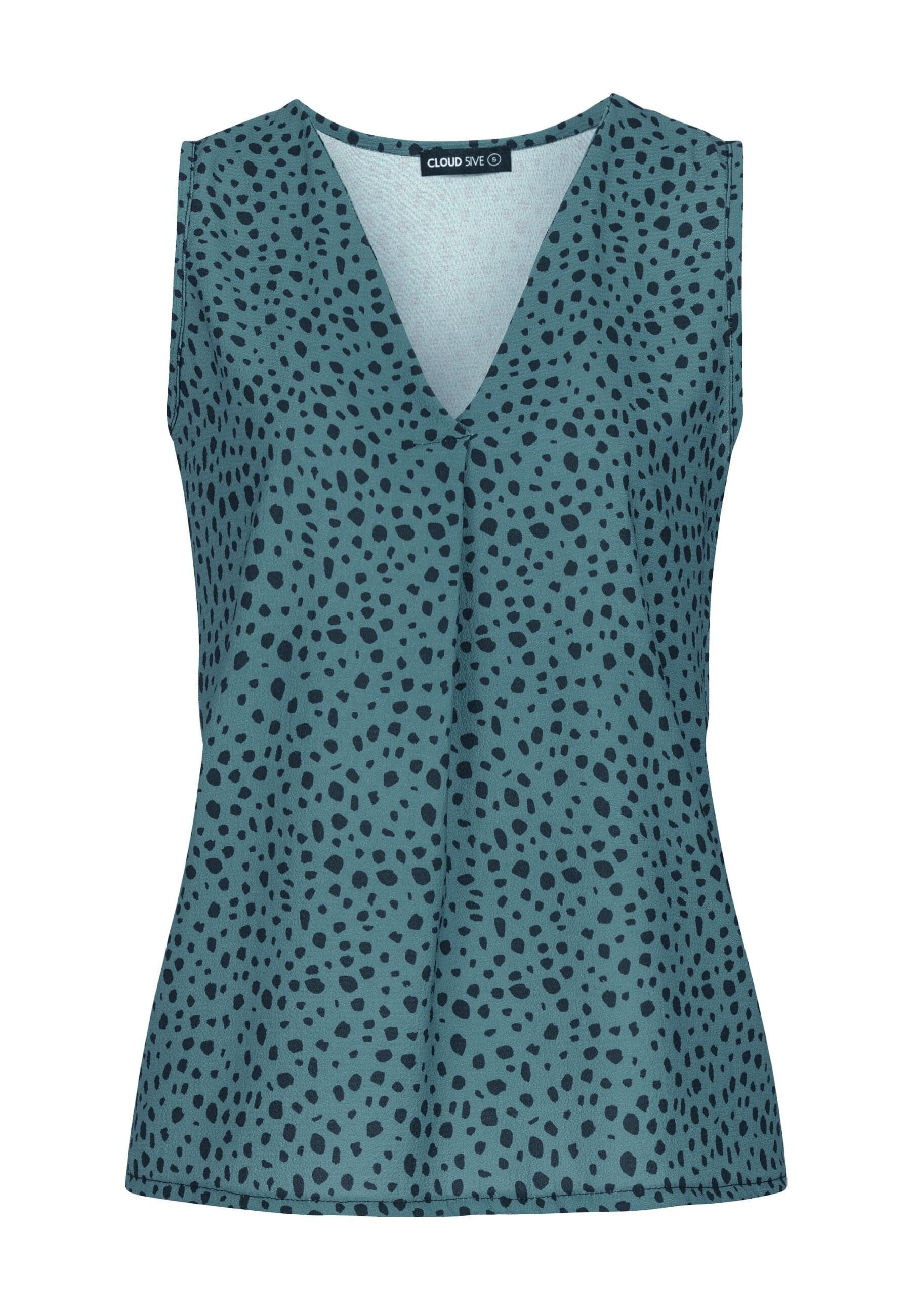 CLOUD 5IVE Muskelshirt CLOUD 5IVE V-Neck Top with aop animal print (1-tlg) günstig online kaufen